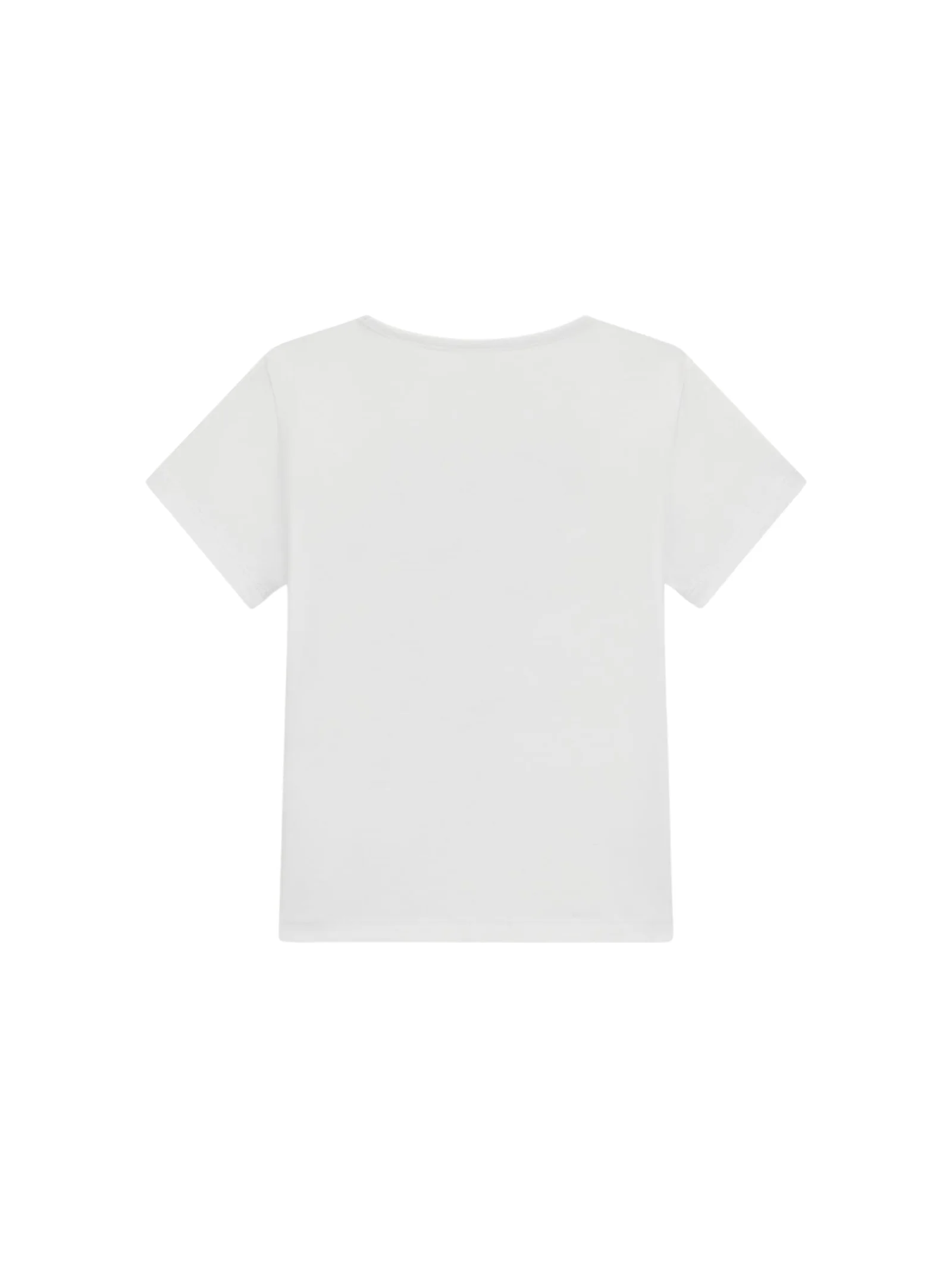 T-Shirt Guess bianca con stampa "Guess Love 1981" - Image 2