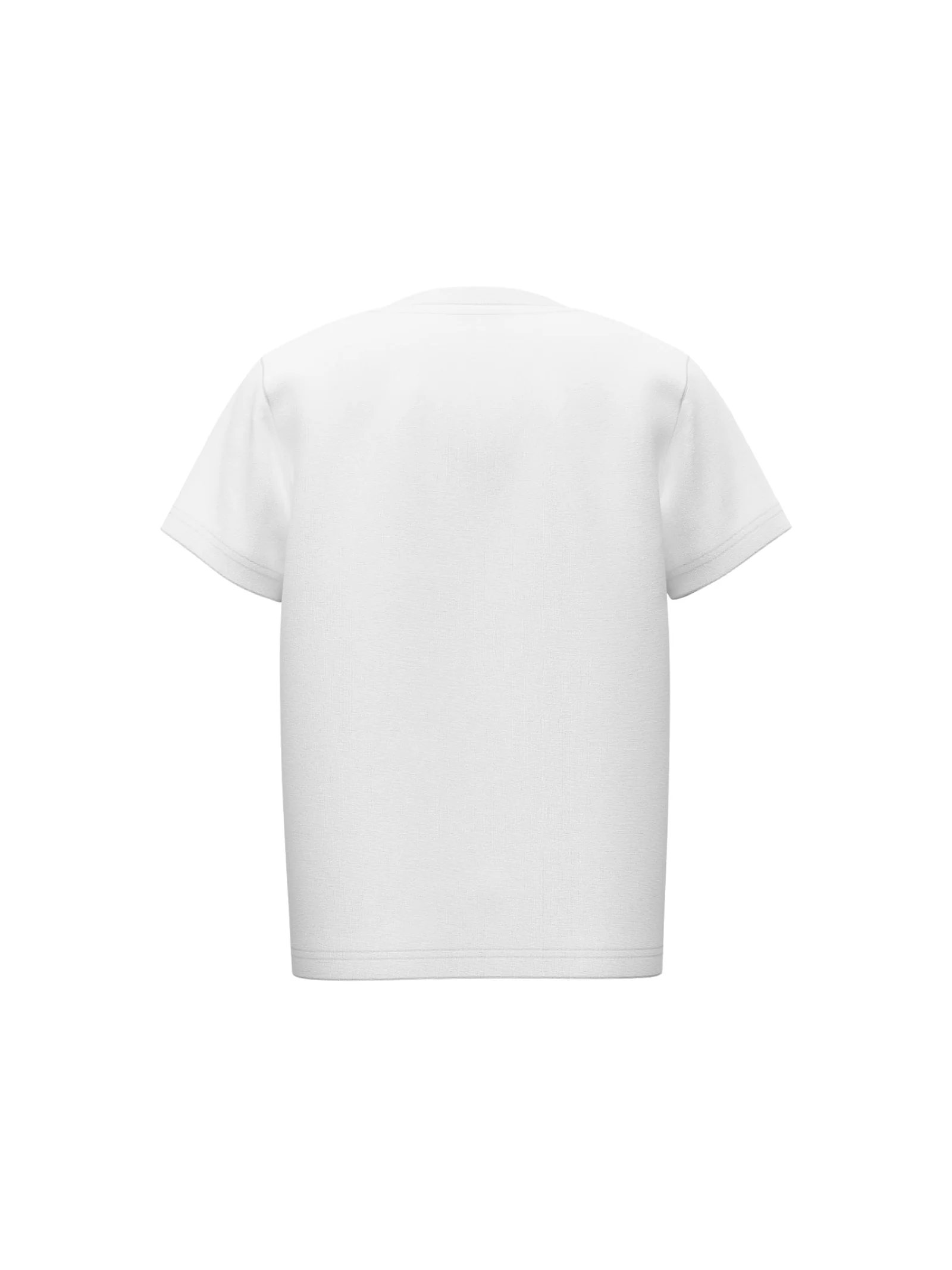 T-Shirt Guess bianca con teddy e logo - Image 2