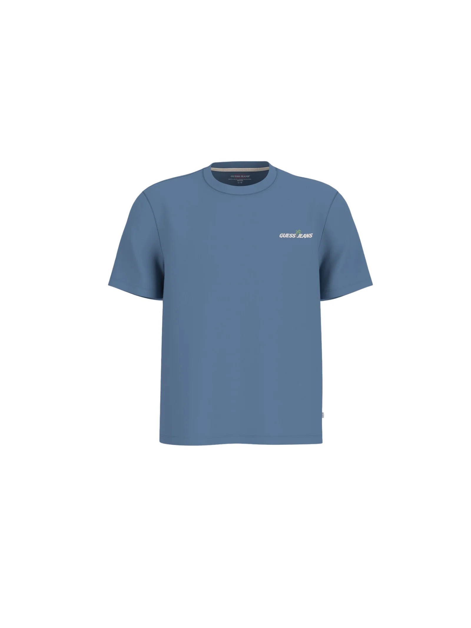 T-Shirt Guess blu con logo "Guess california"