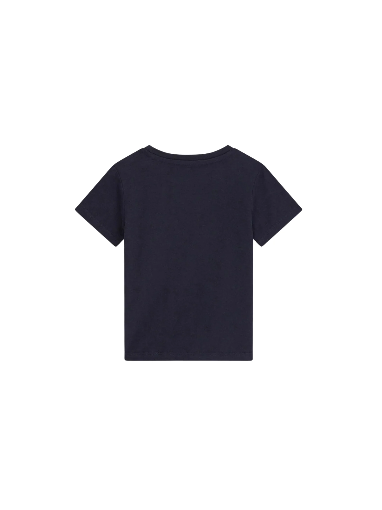 T-Shirt Guess blu navy con teddy e logo in corsivo - Image 2