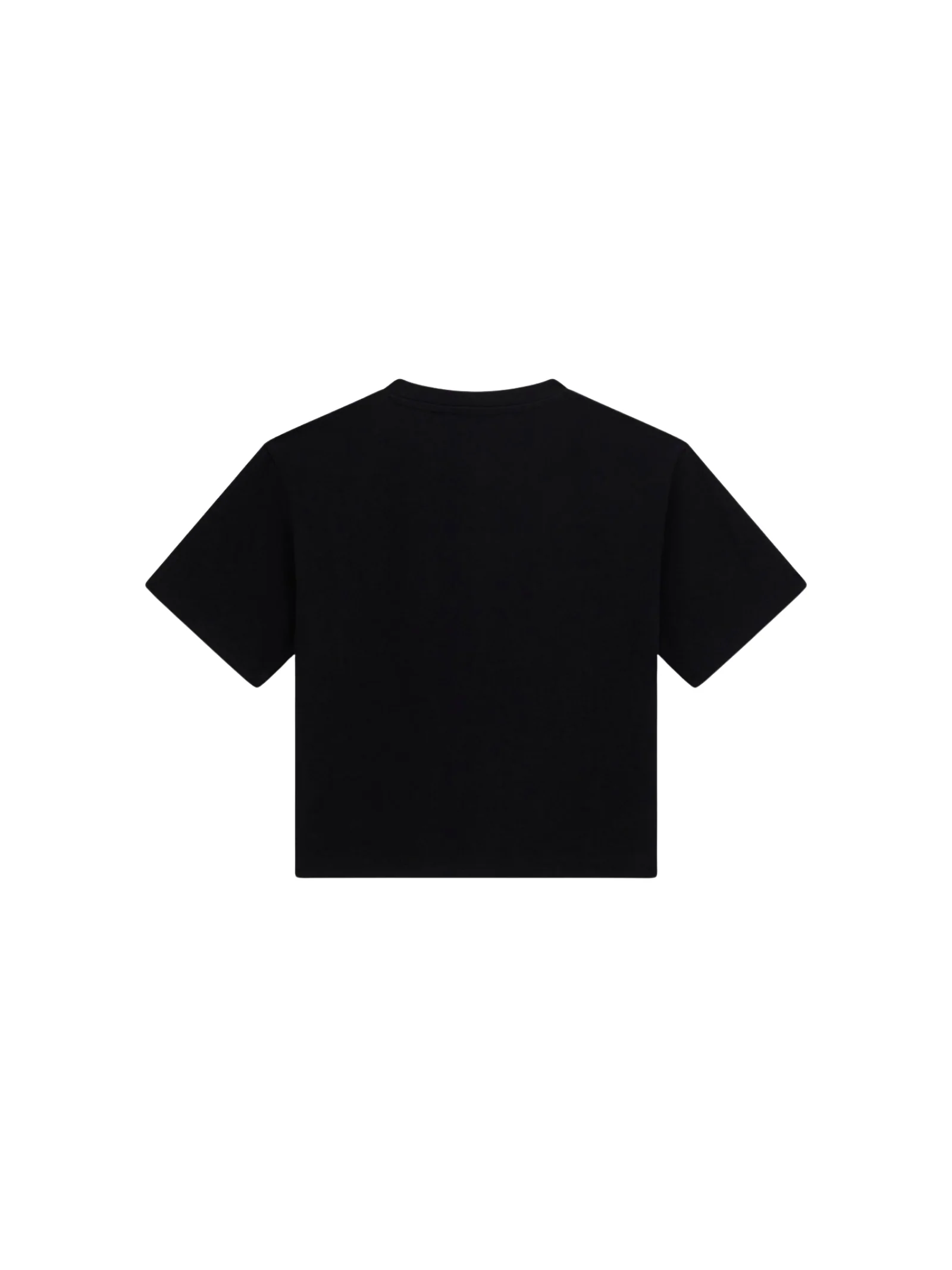 T-Shirt Guess nera con stella in strass e logo - Image 2
