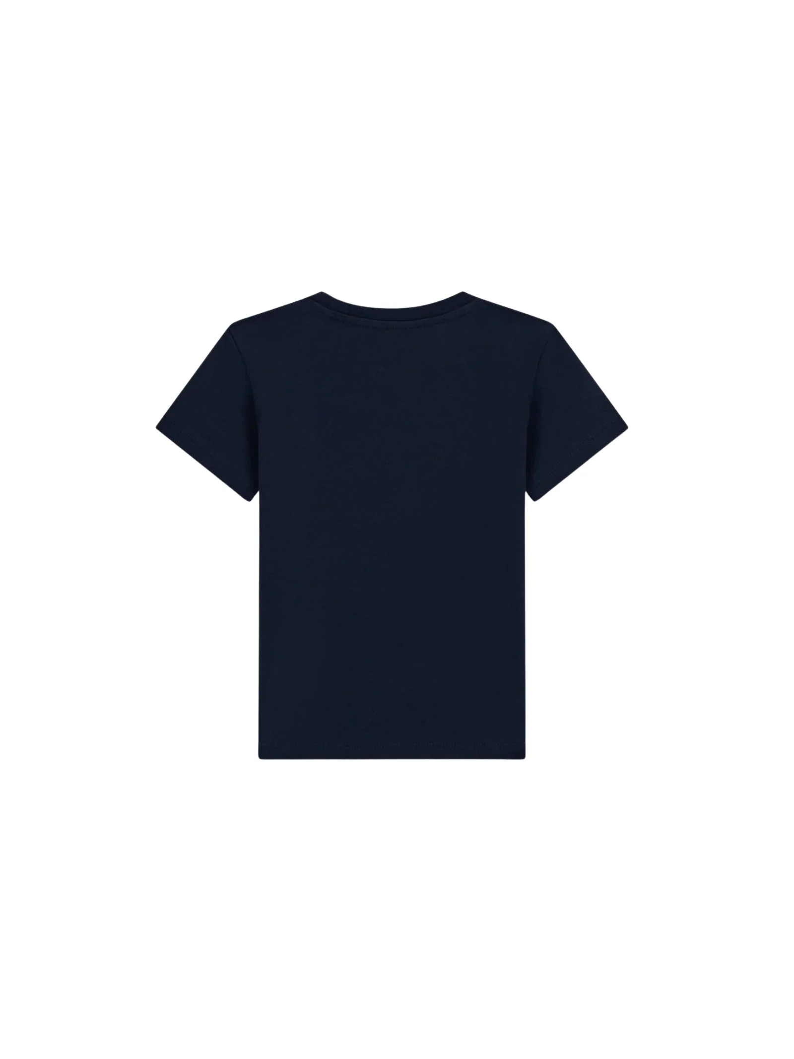 T-Shirt Guess nera con teddy in jeans e logo - Image 2