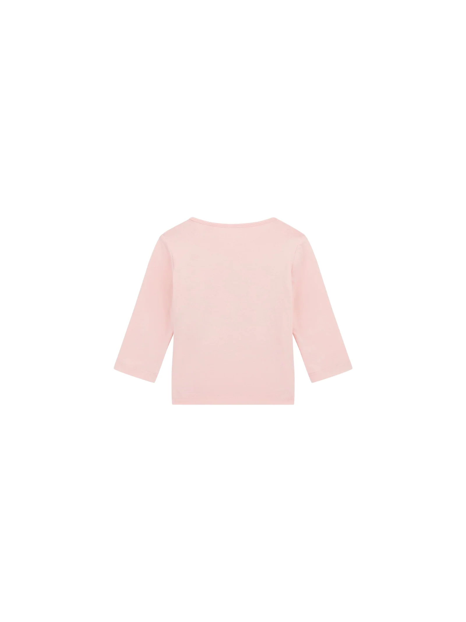 T-Shirt Guess rosa con stampa logo multicolor - Image 2