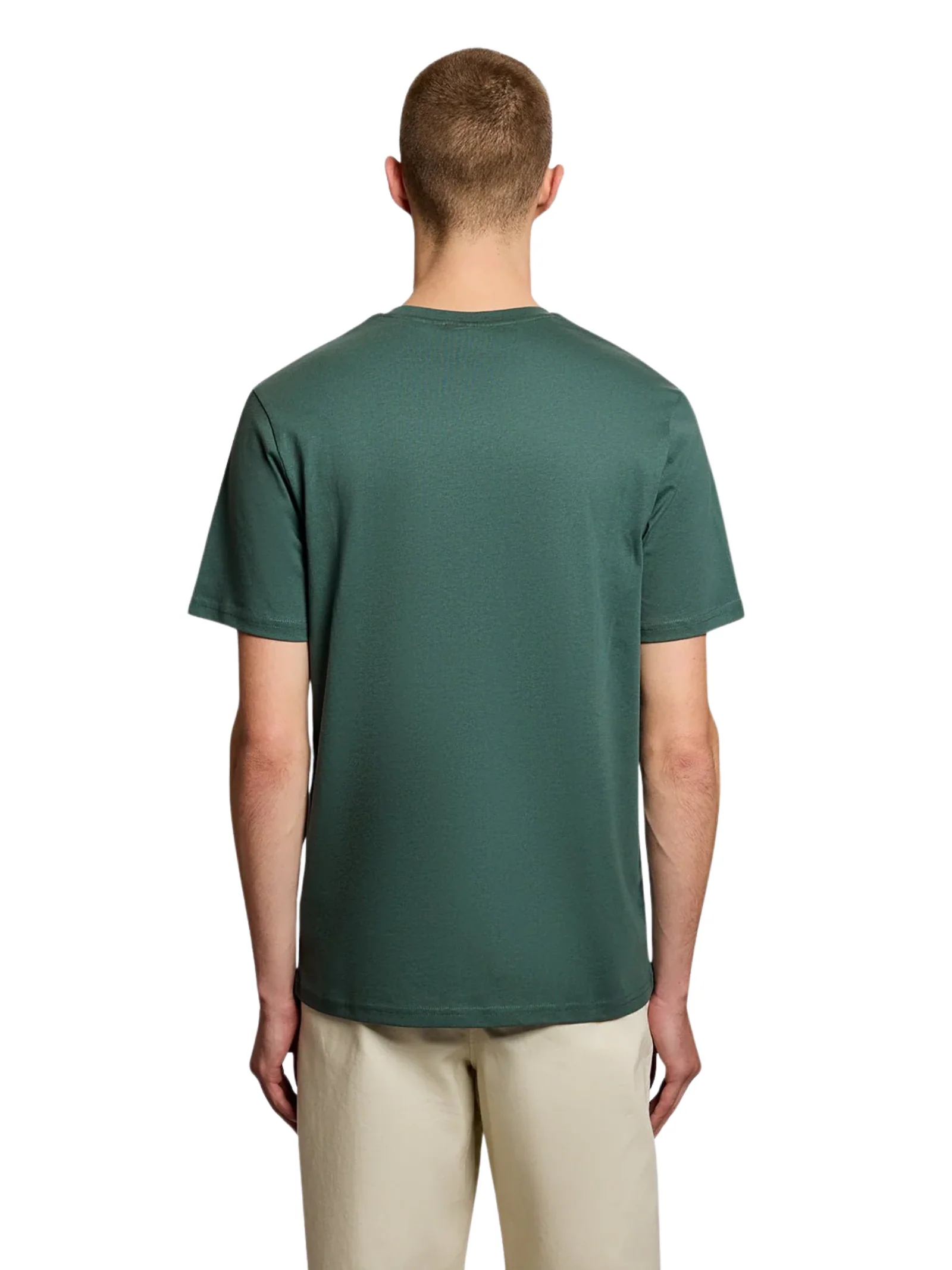 T-Shirt in cotone Lyle & Scott verde - Image 3