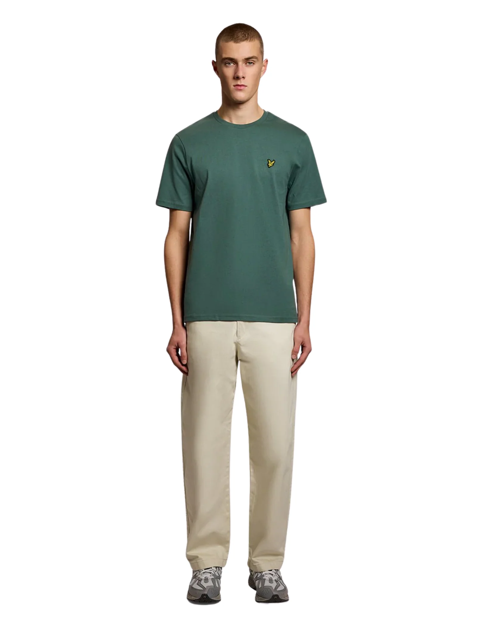 T-Shirt in cotone Lyle & Scott verde - Image 4