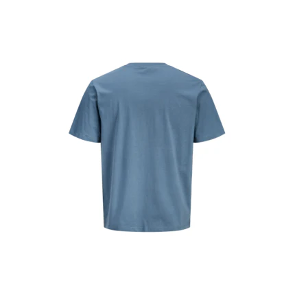 T-Shirt Jack & Jones blu con stampa tropicale e logo - Image 2