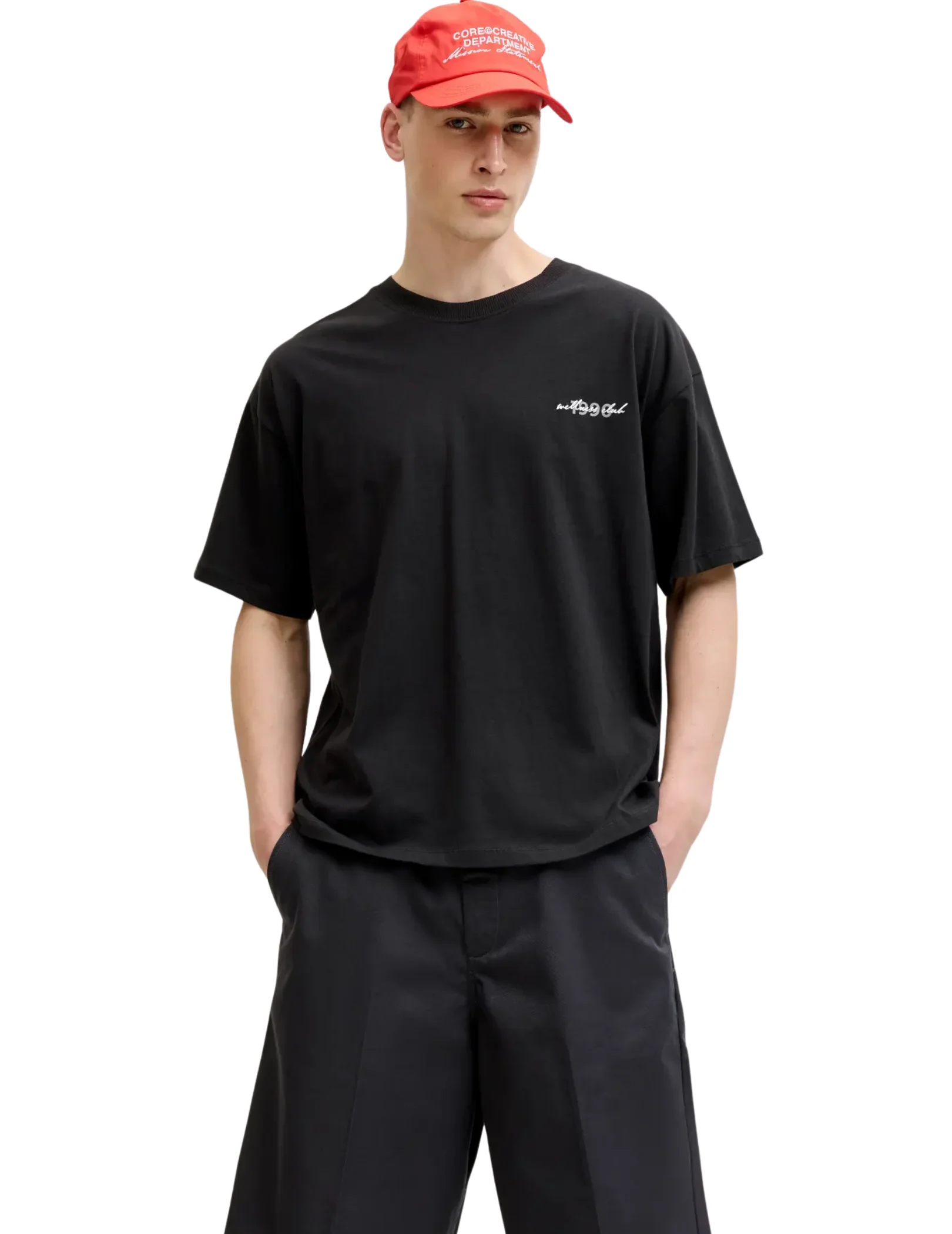 T-Shirt Jack & Jones nera con grafica posteriore - Image 3