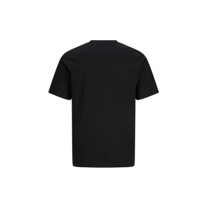 T-Shirt Jack & Jones nera con stampa tropicale e logo - Image 2