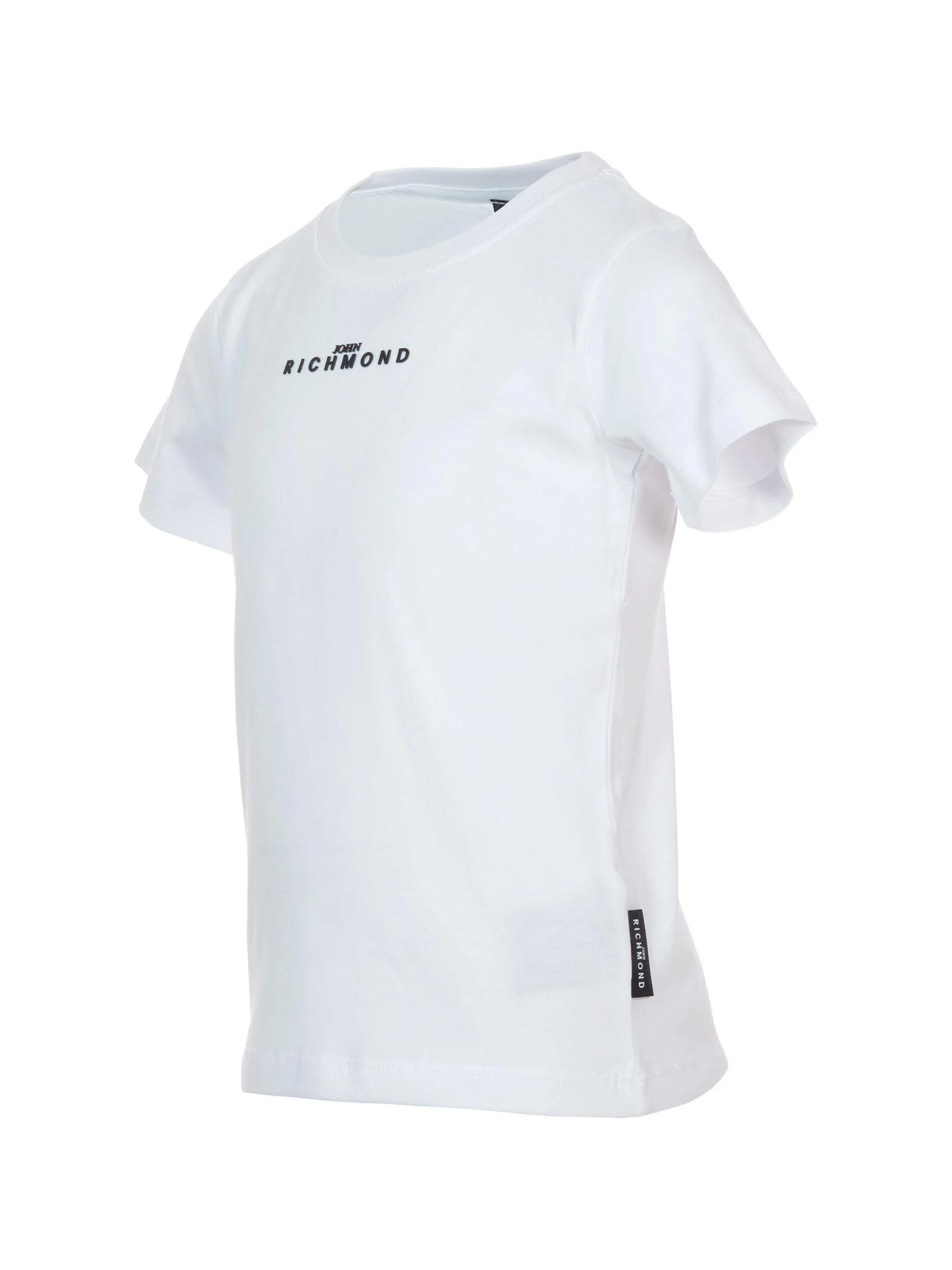 T-Shirt John Richmond bianca con logo in gomma - Image 2
