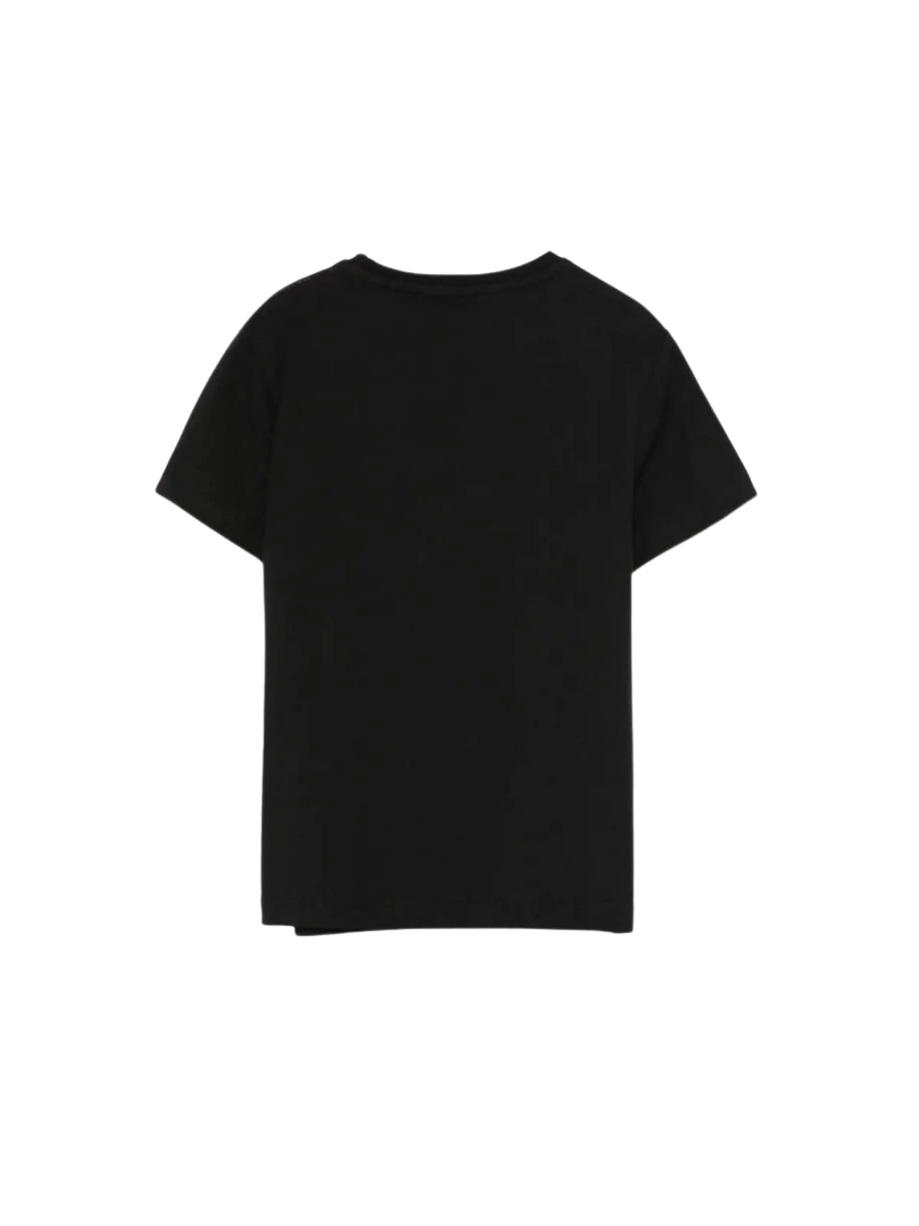 T-Shirt John Richmond nera con logo in rilievo sfumato - Image 2