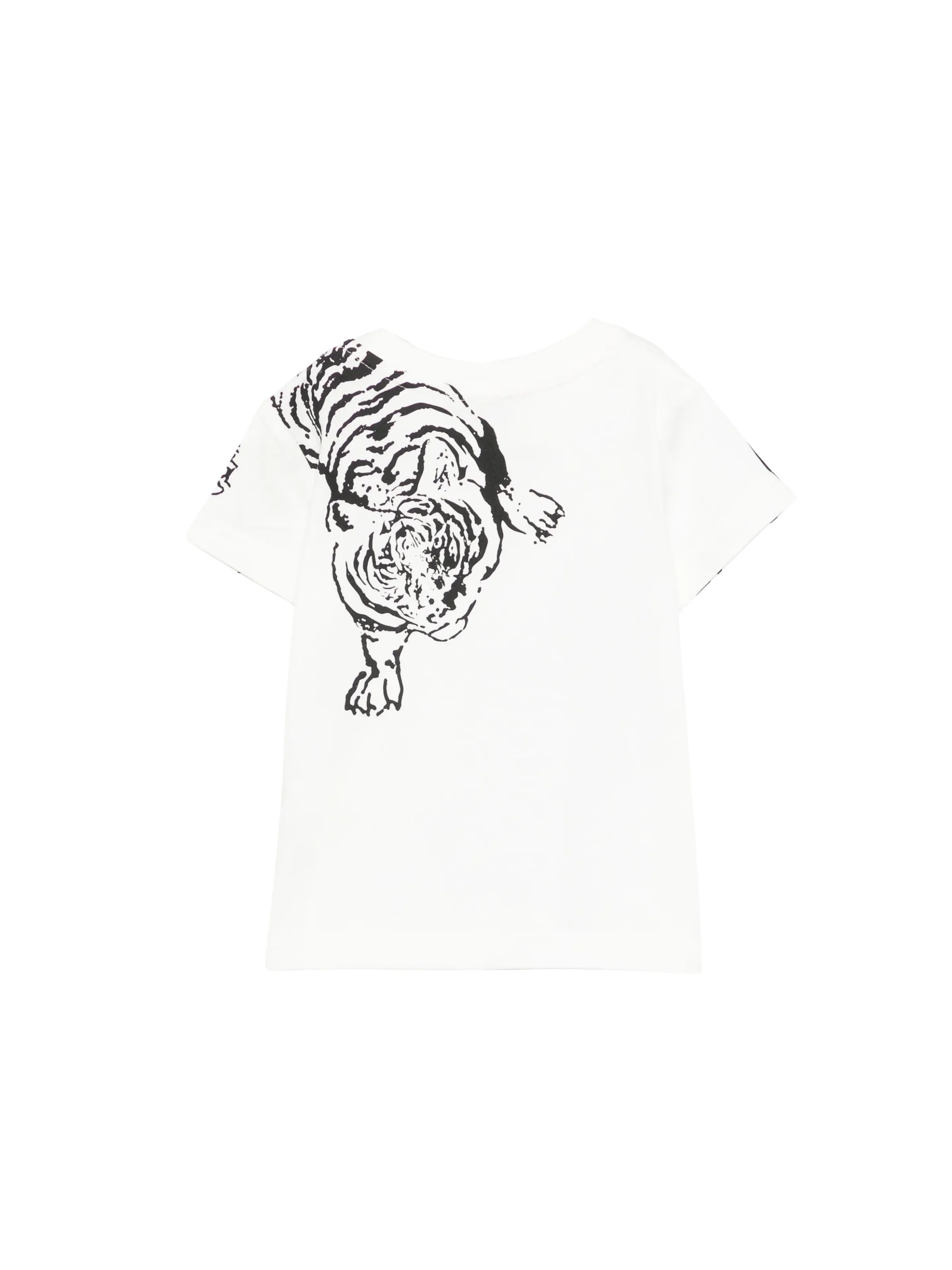 T-Shirt Just Cavalli bianca con stampa animalier e logo - Image 2