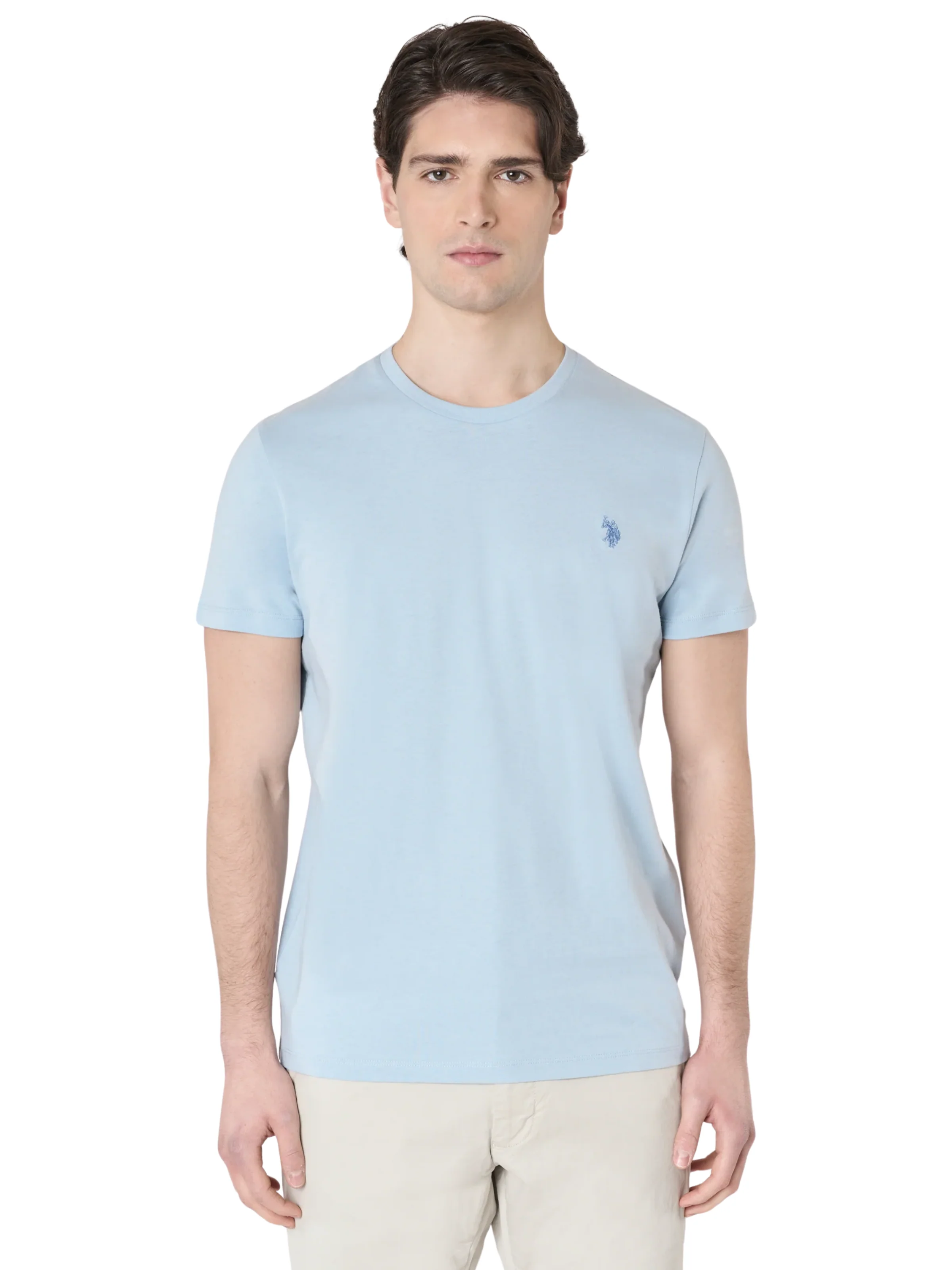 T-Shirt "Mick" U.S. Polo azzurra - Image 2