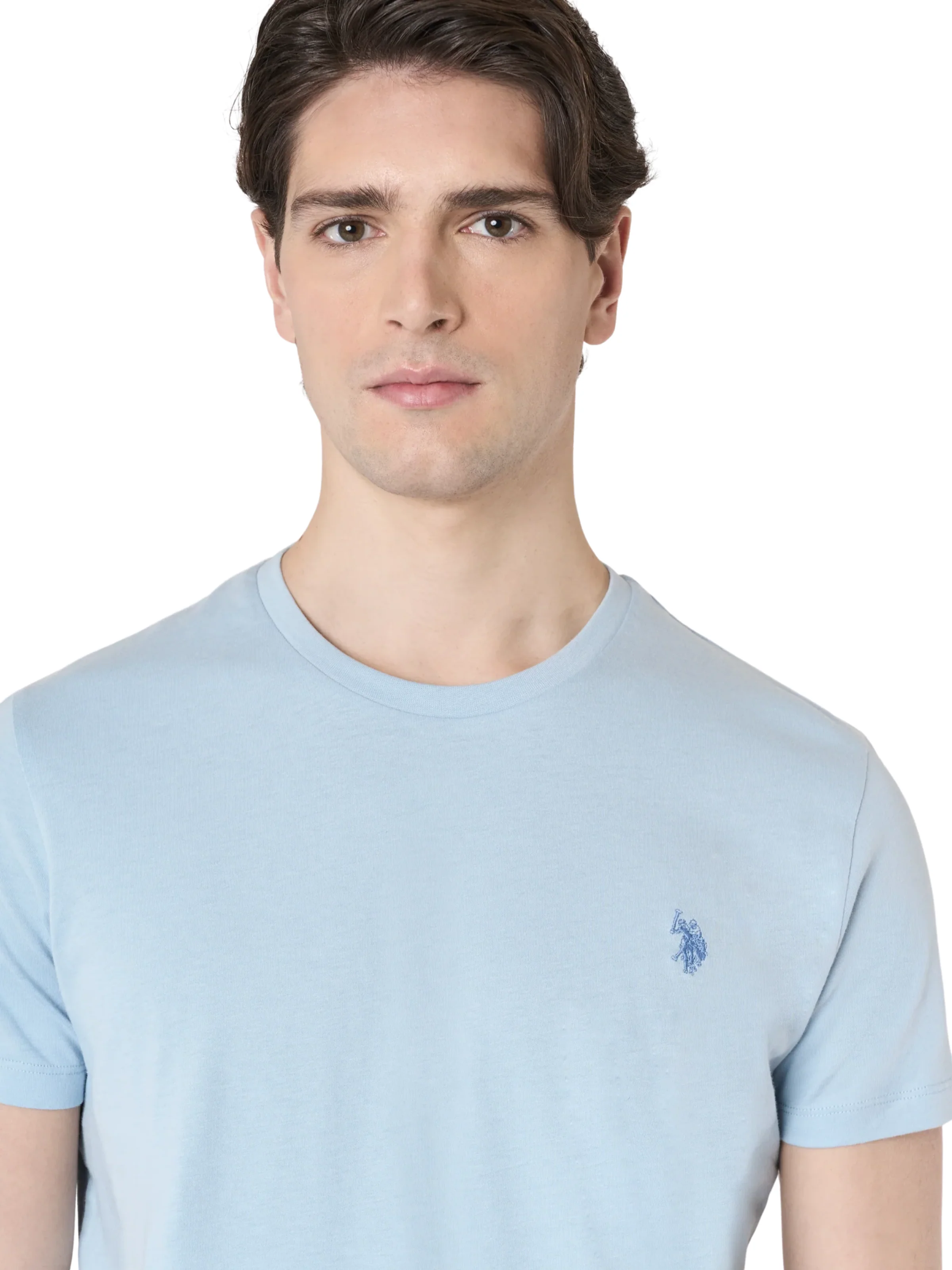 T-Shirt "Mick" U.S. Polo azzurra - Image 3