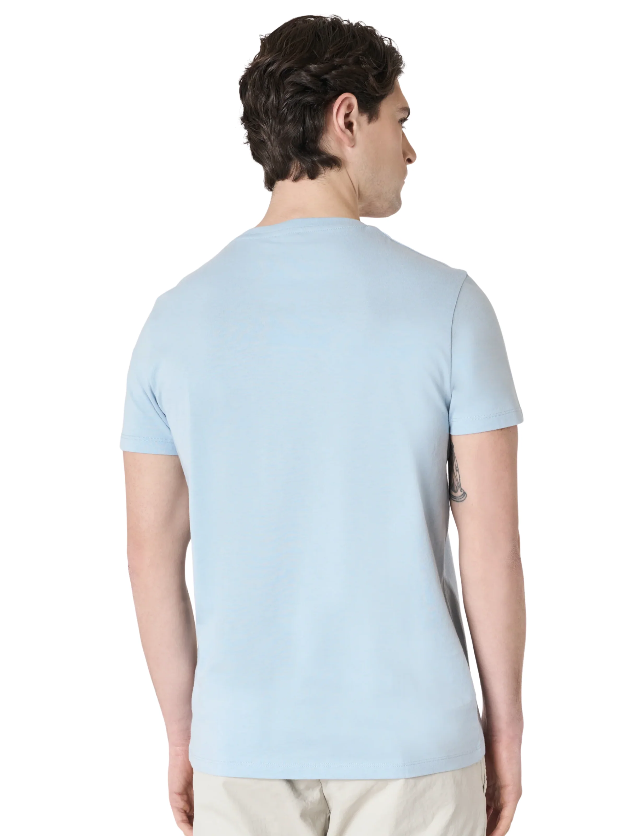 T-Shirt "Mick" U.S. Polo azzurra - Image 4