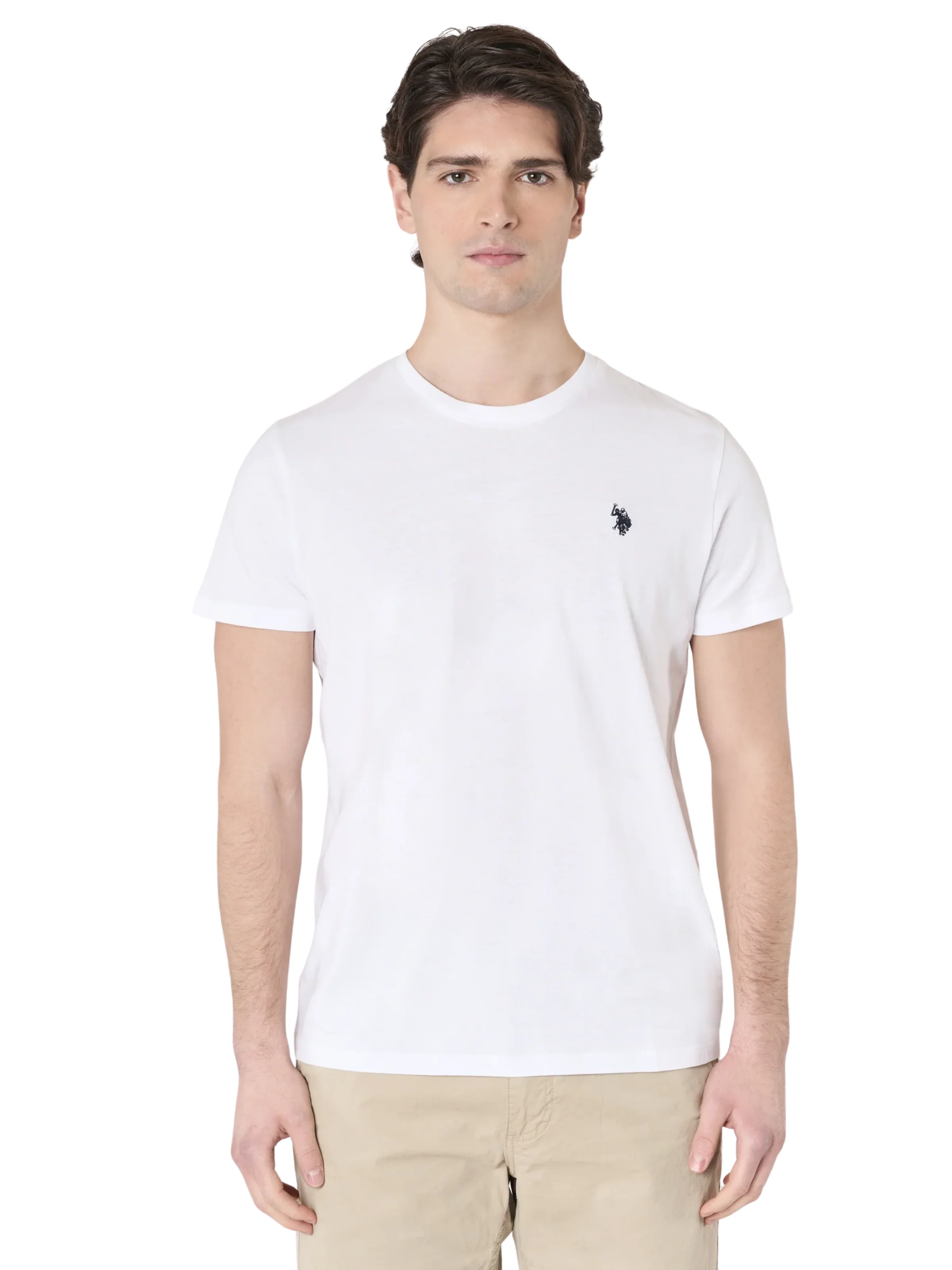 T-Shirt "Mick" U.S. Polo bianca - Image 3