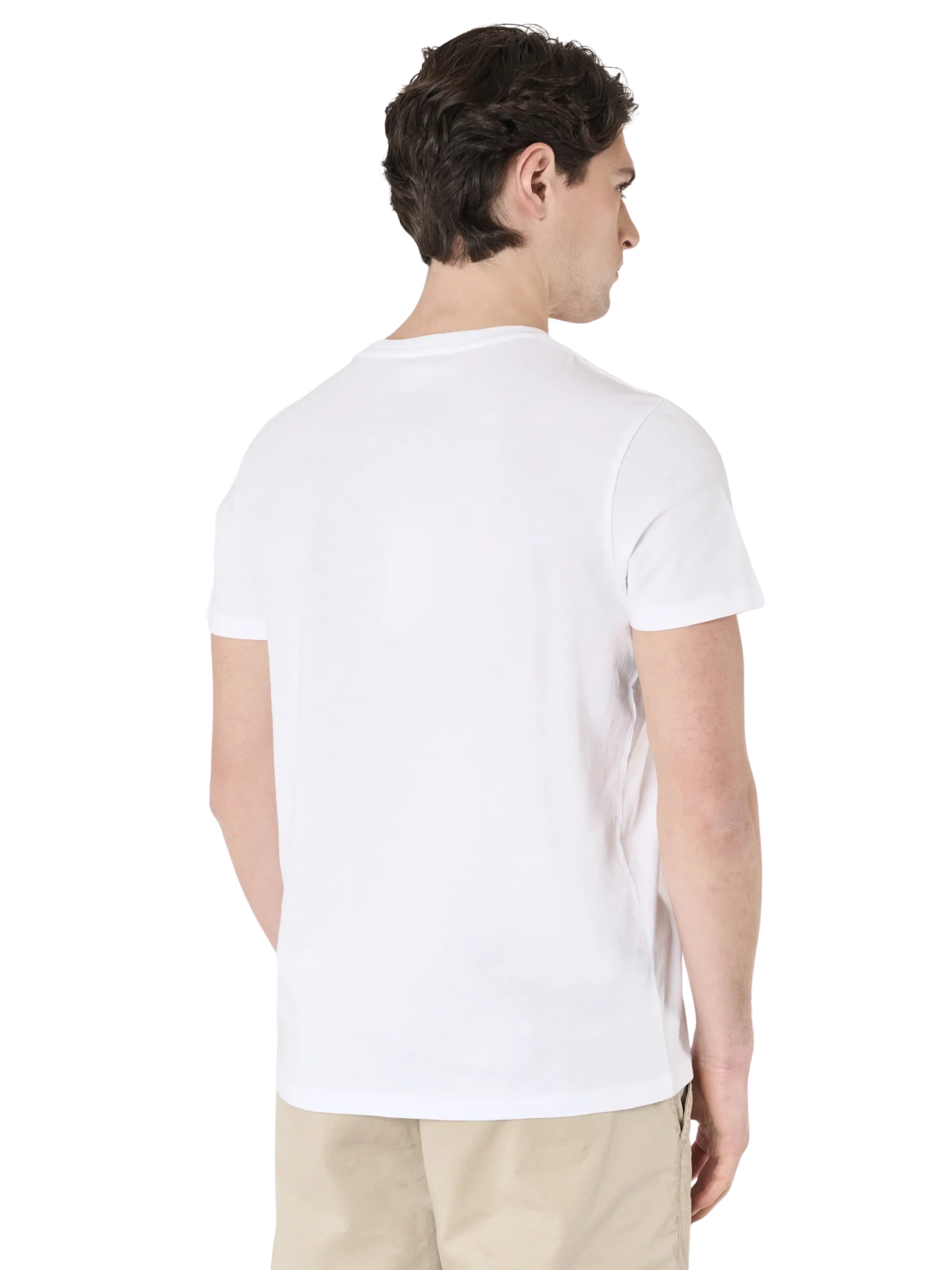 T-Shirt "Mick" U.S. Polo bianca - Image 4