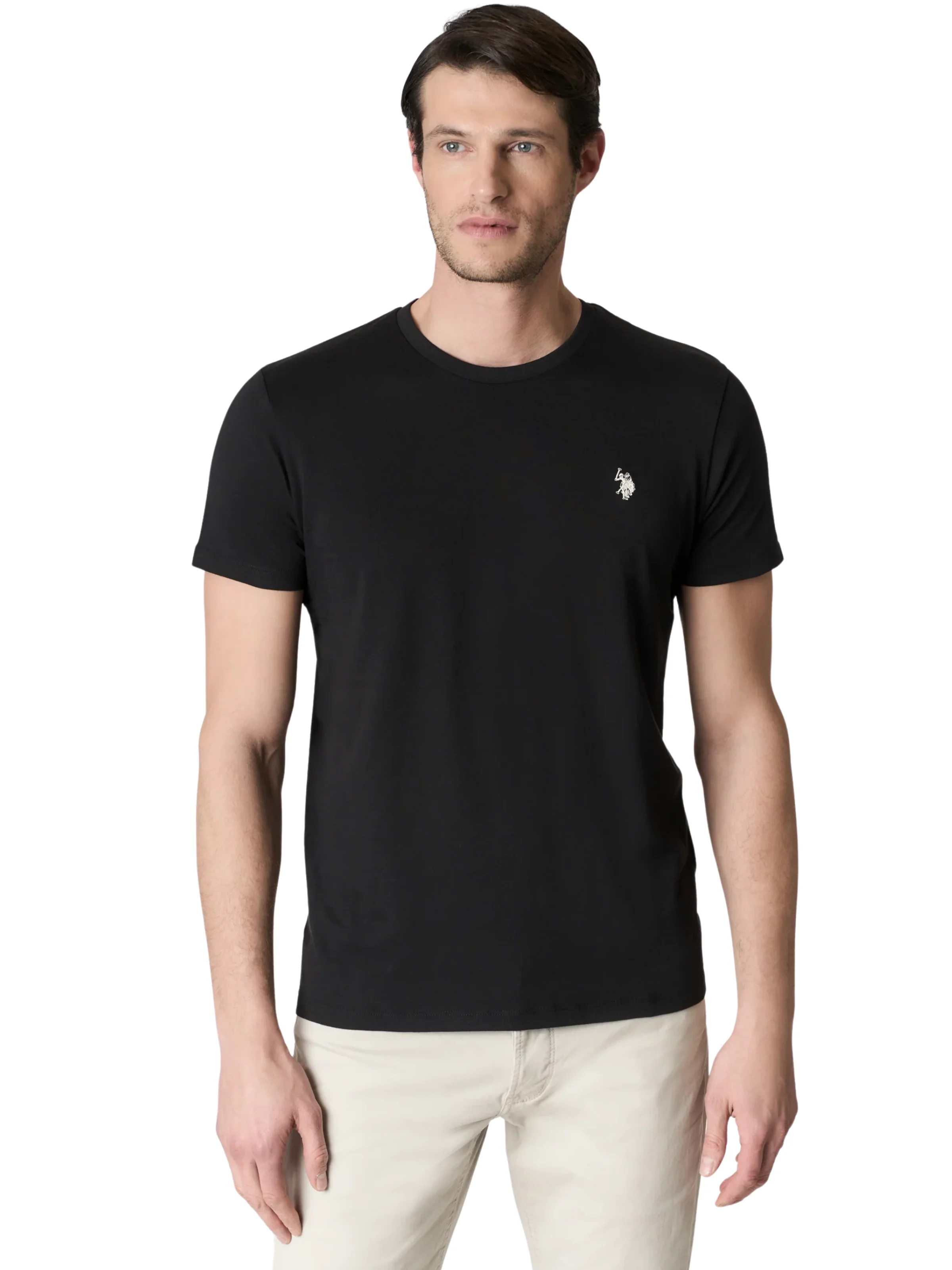 T-Shirt "Mick" U.S. Polo nero - Image 2