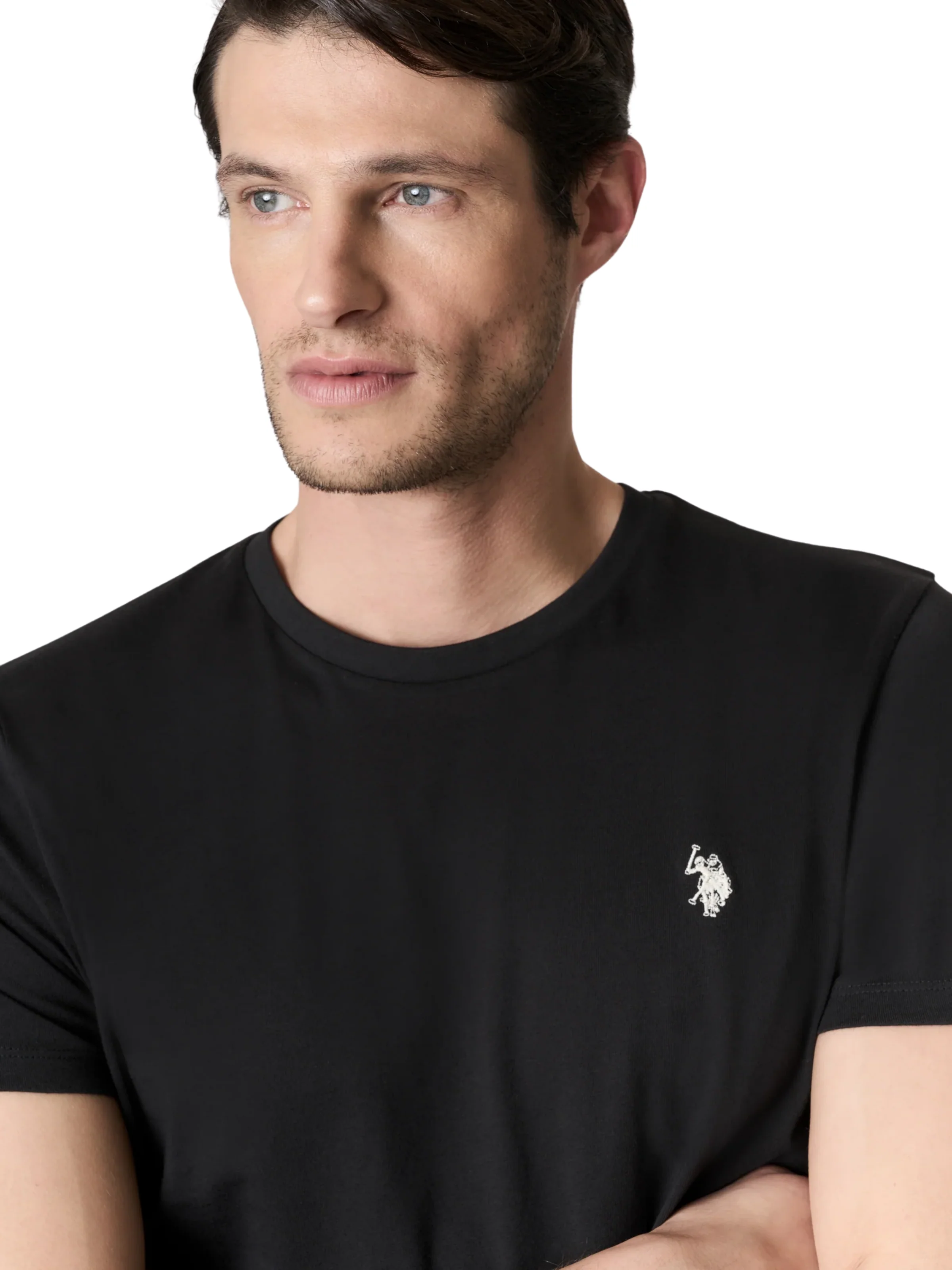 T-Shirt "Mick" U.S. Polo nero - Image 3