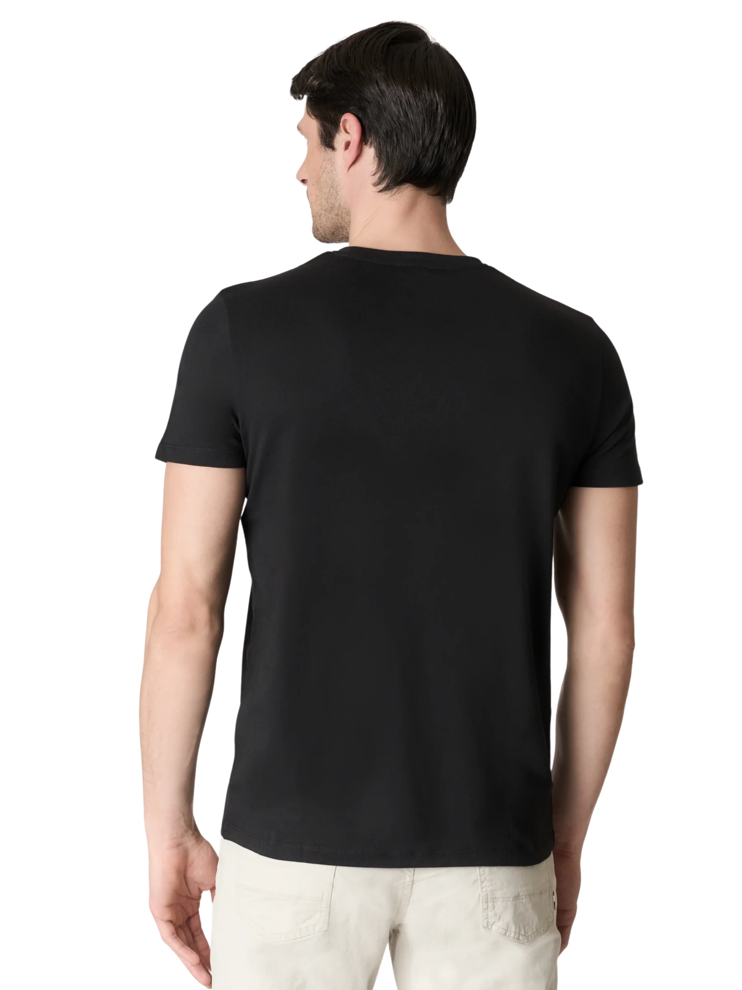 T-Shirt "Mick" U.S. Polo nero - Image 4