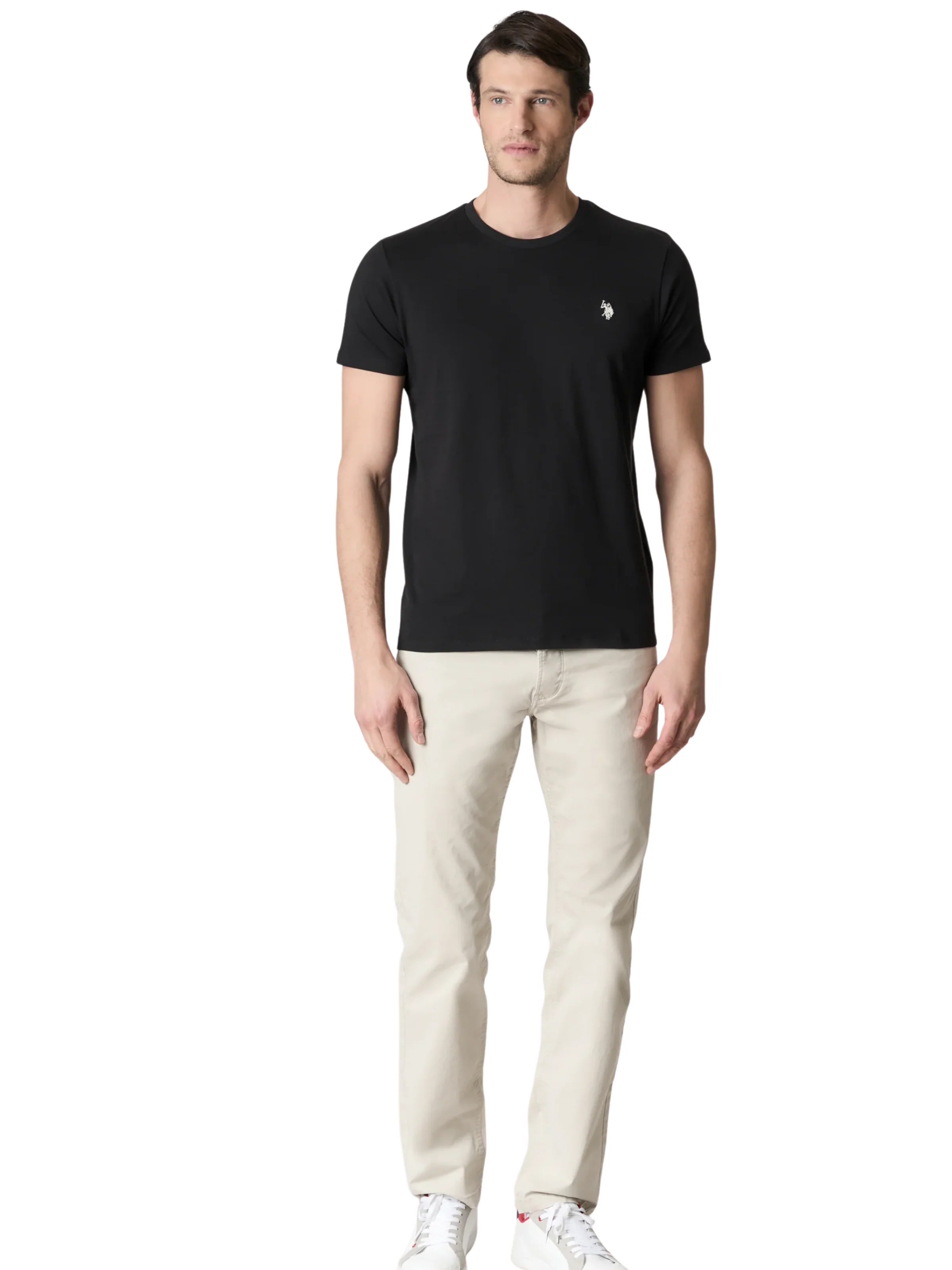 T-Shirt "Mick" U.S. Polo nero - Image 5
