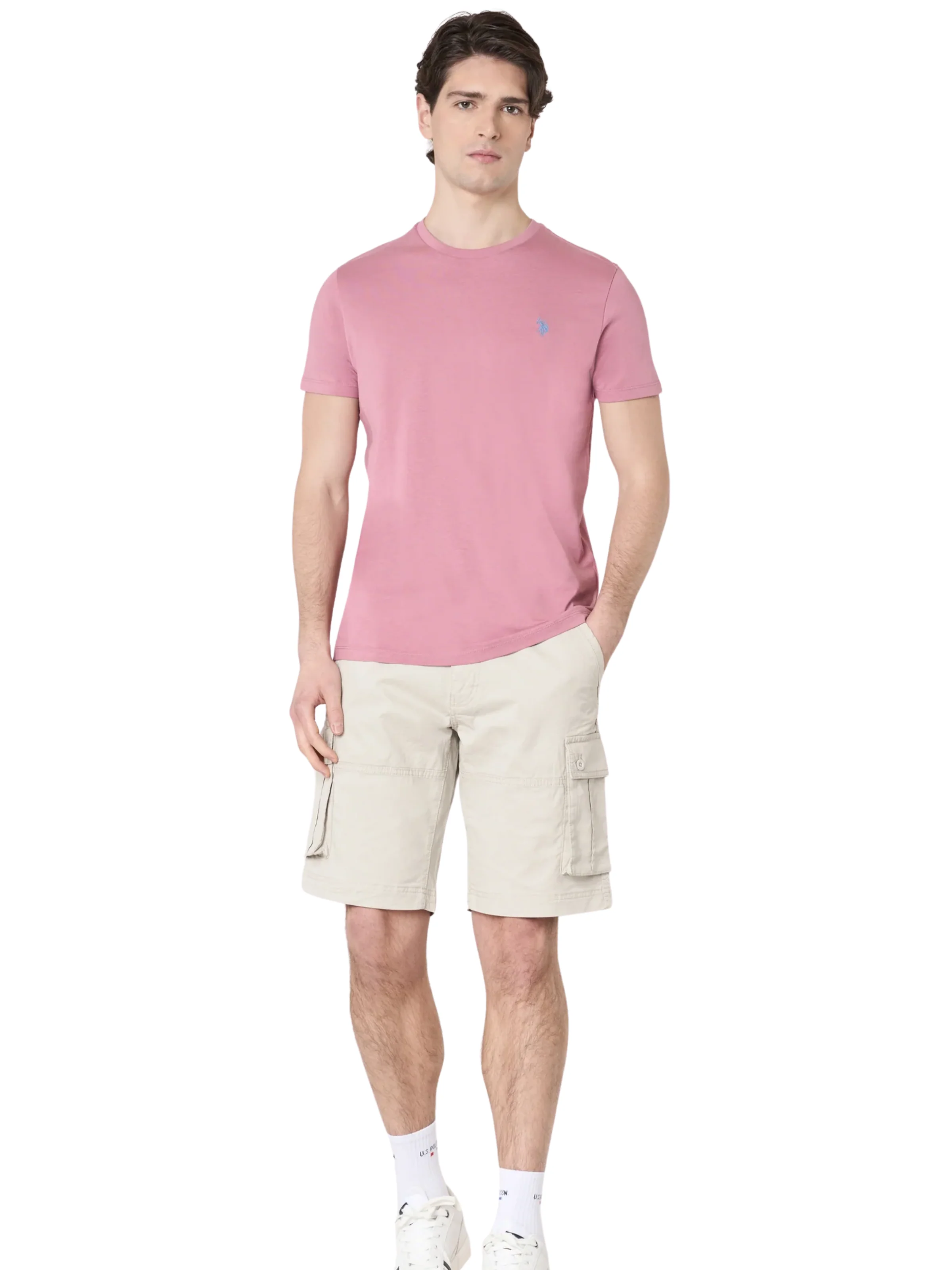 T-Shirt "Mick" U.S. Polo rosa - Image 5