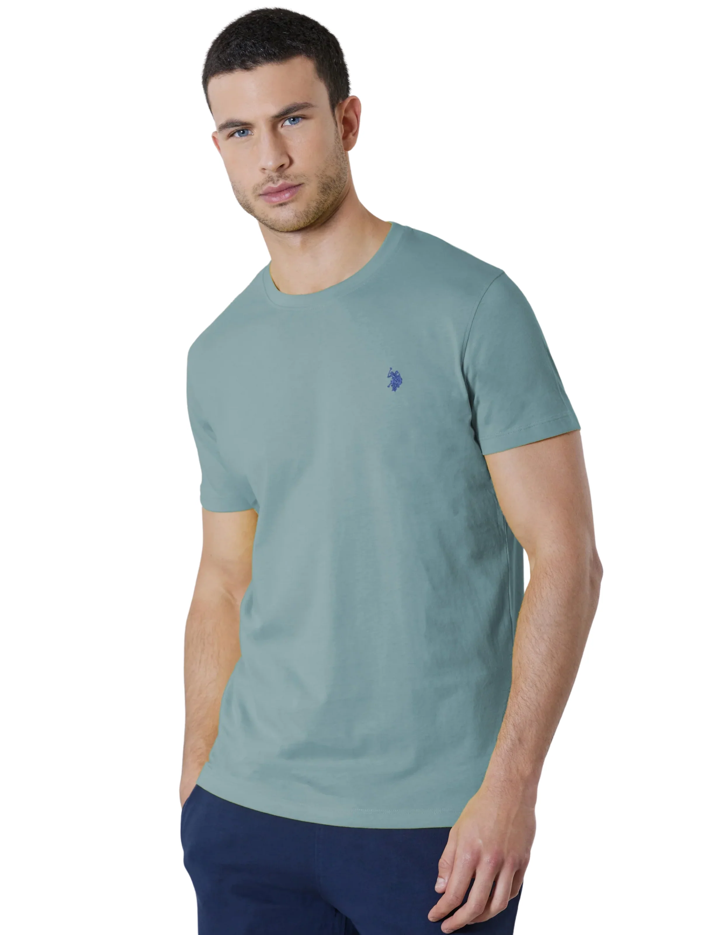 T-Shirt "Mick" U.S. Polo turchese