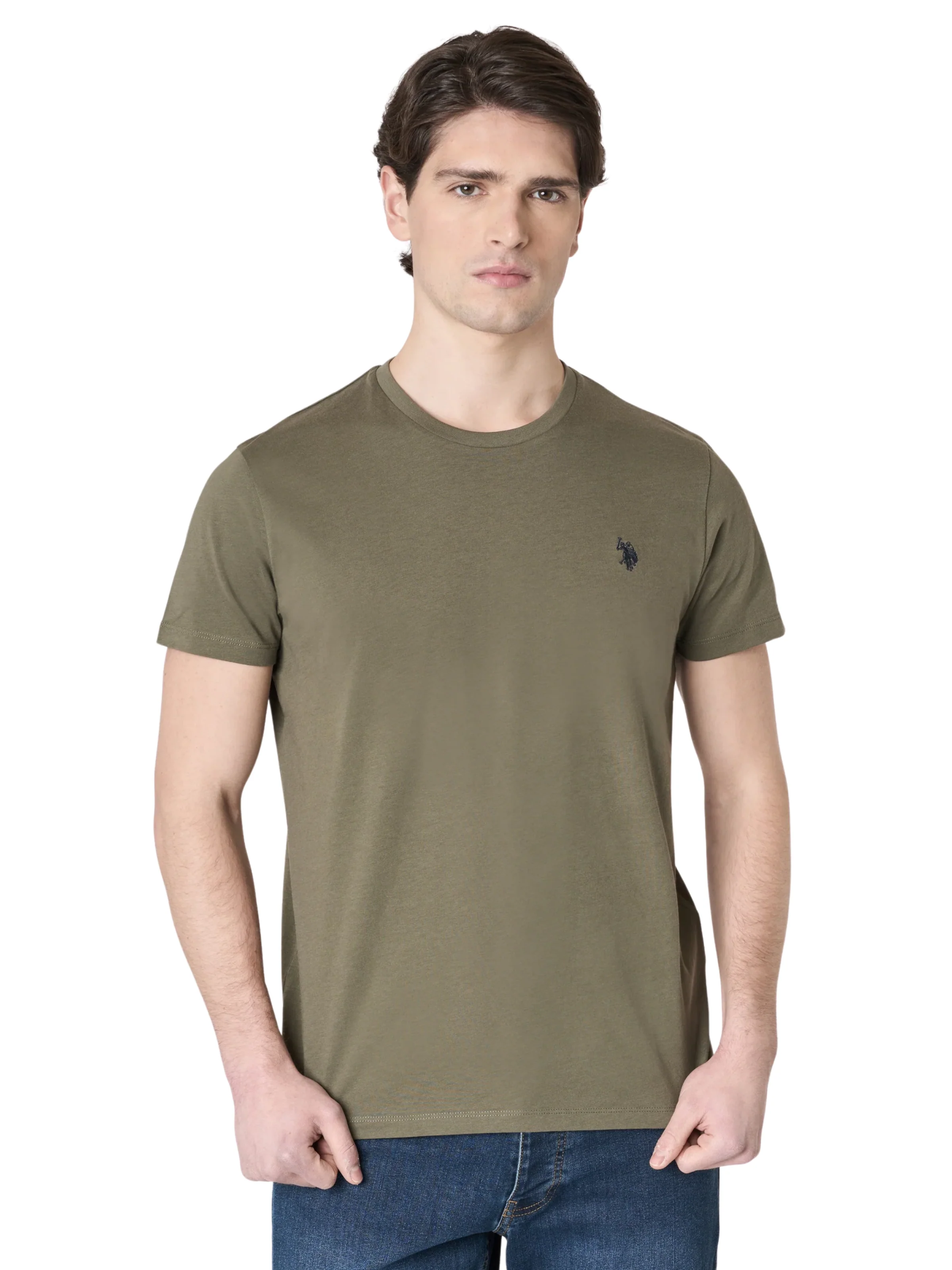 T-Shirt "Mick" U.S. Polo verde militare - Image 2