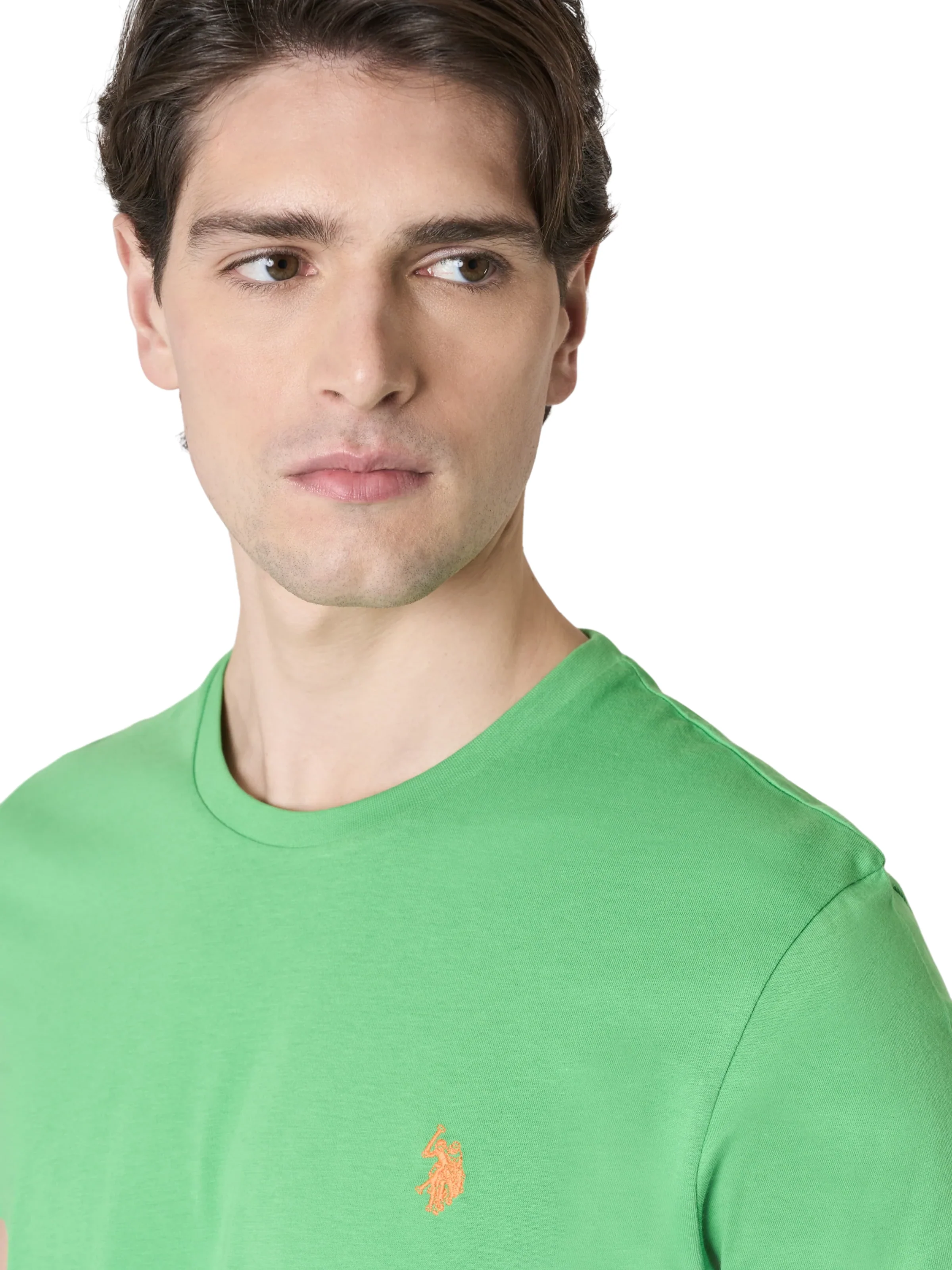 T-Shirt "Mick" U.S. Polo verde - Image 3