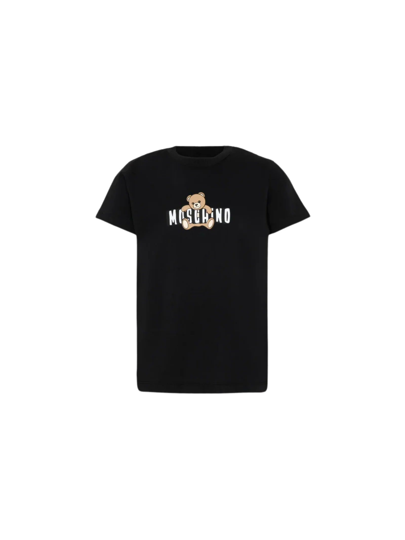 T-Shirt Moschino nera con teddy bear
