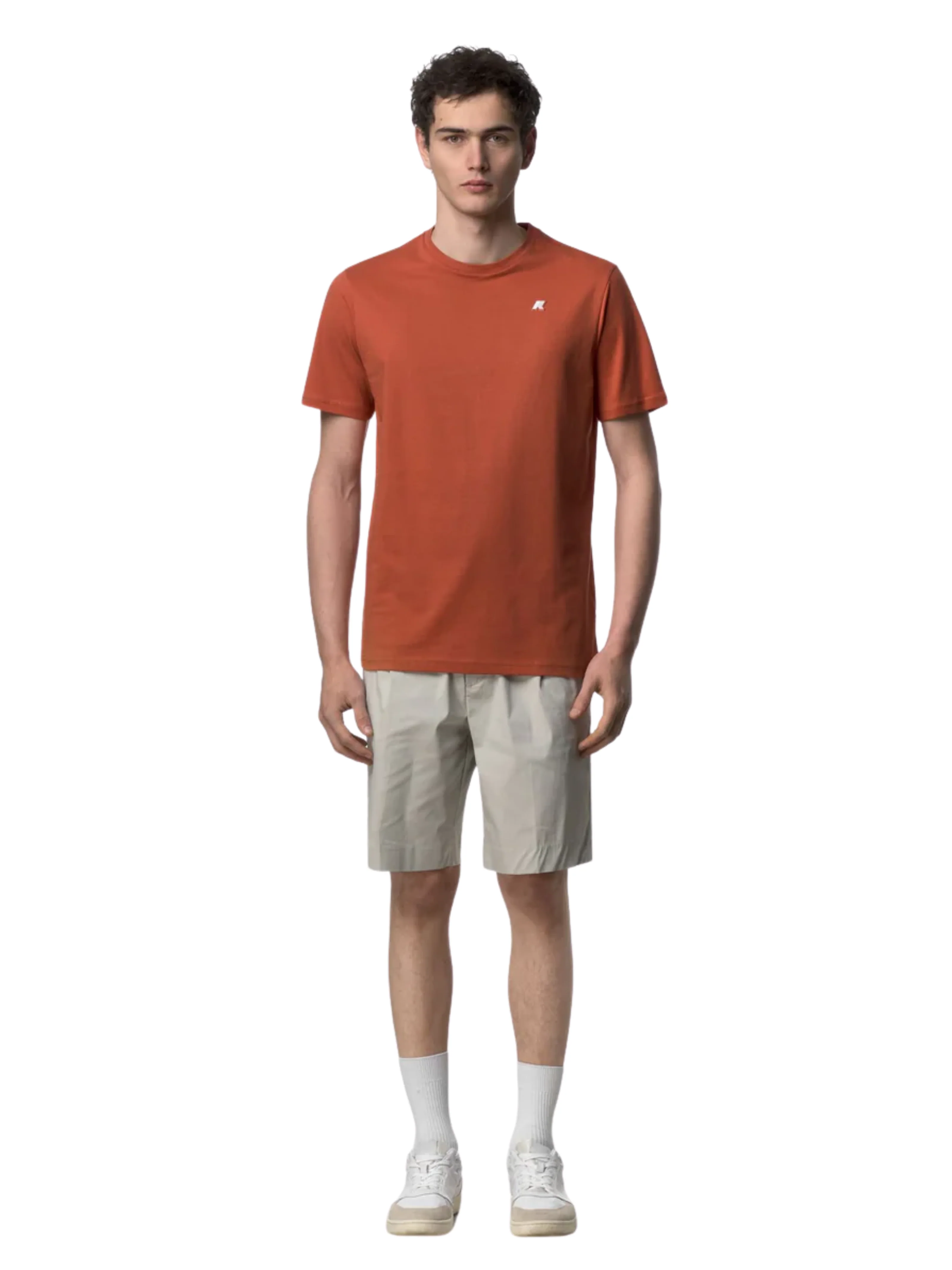 T-Shirt "Odom Jersey Slim" K-Way arancione - Image 2