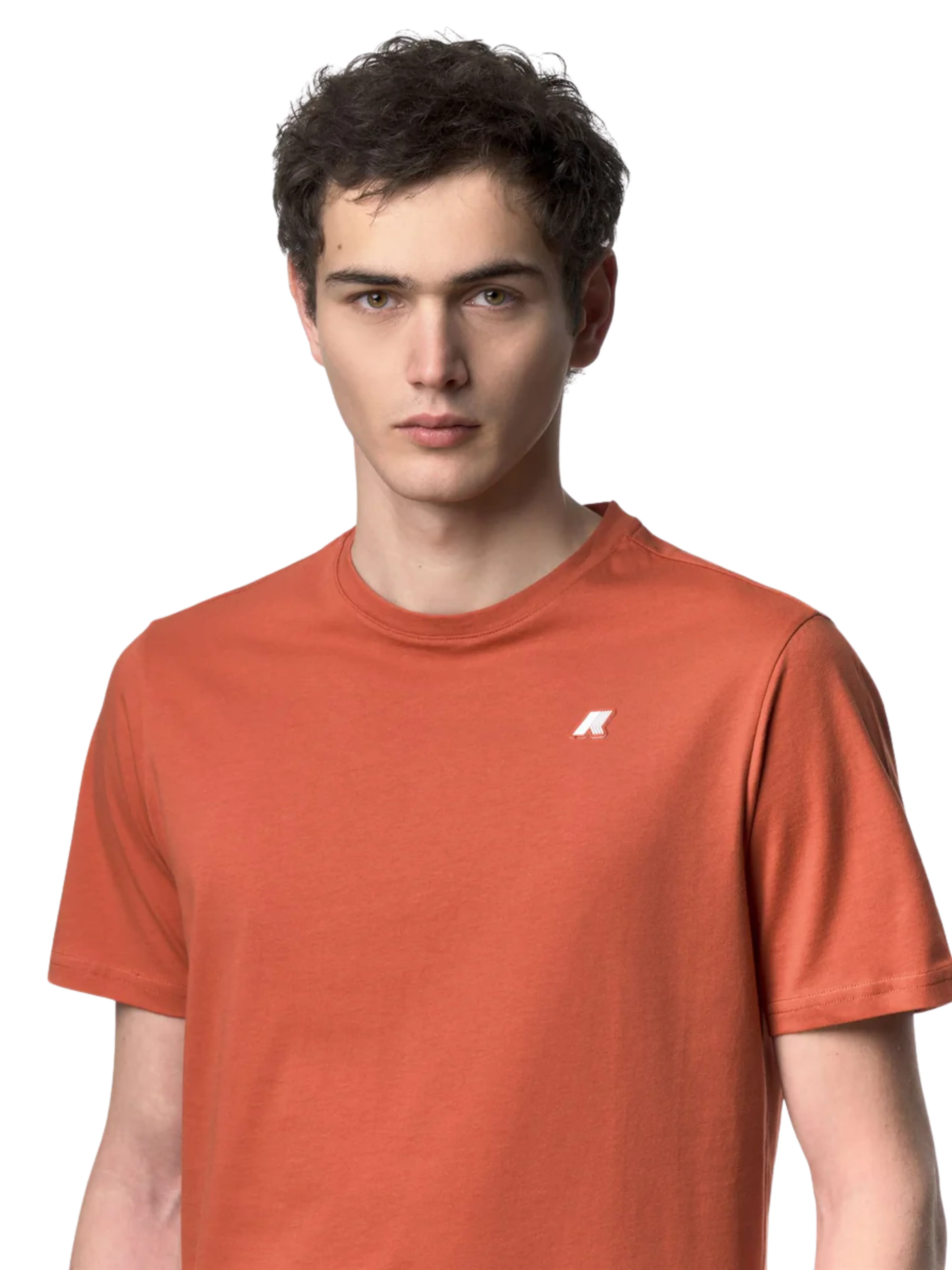 T-Shirt "Odom Jersey Slim" K-Way arancione - Image 3