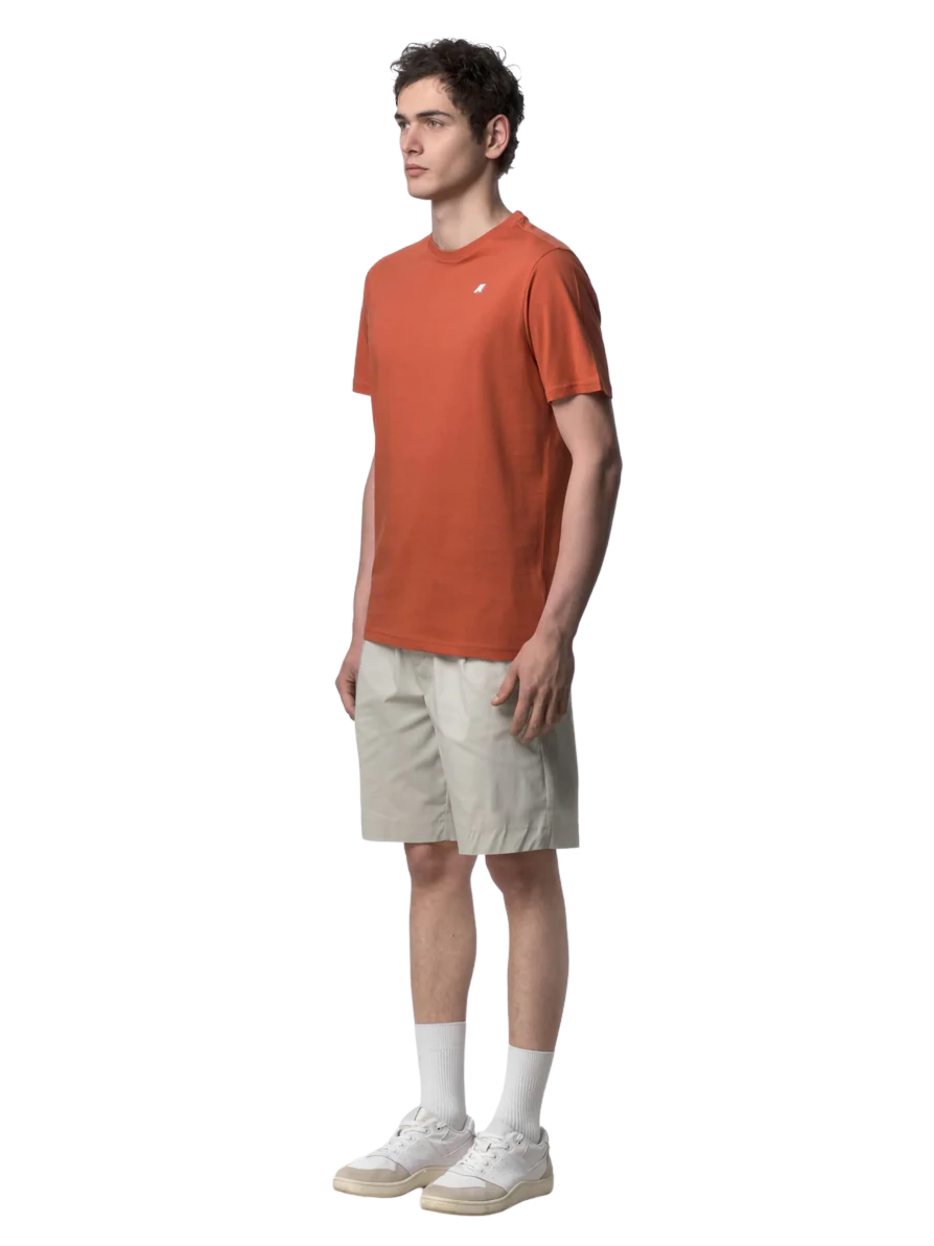 T-Shirt "Odom Jersey Slim" K-Way arancione - Image 4