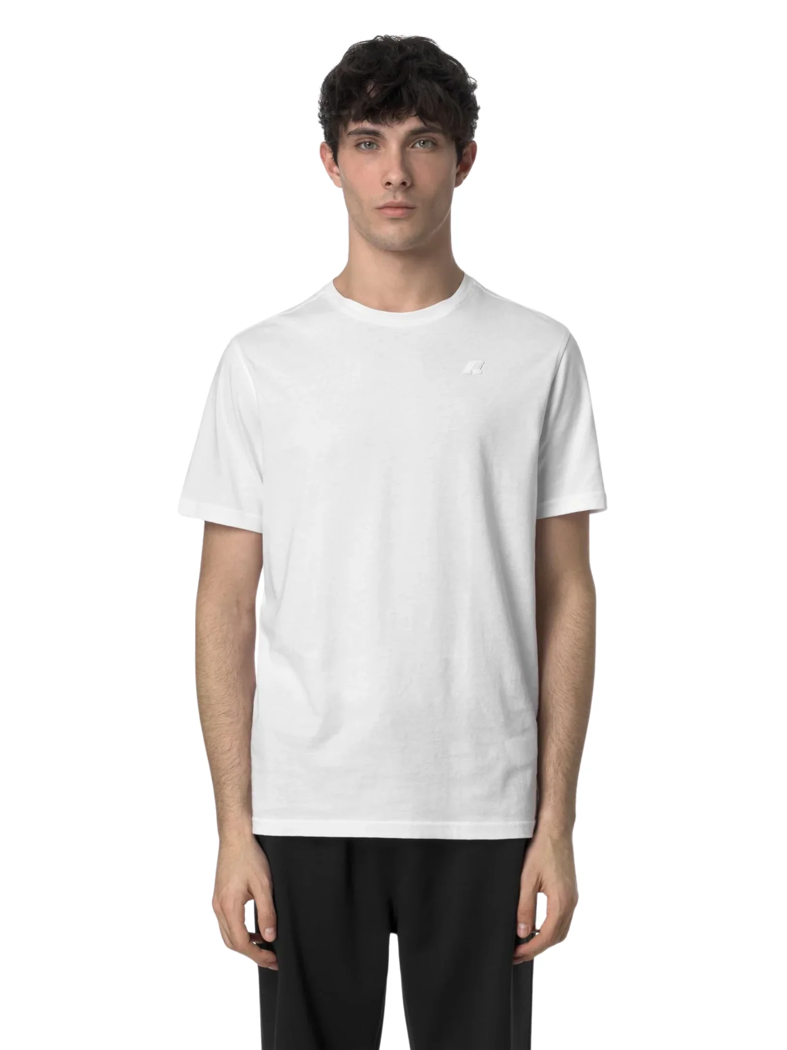T-Shirt "Odom Jersey Slim" K-Way bianca - Image 2