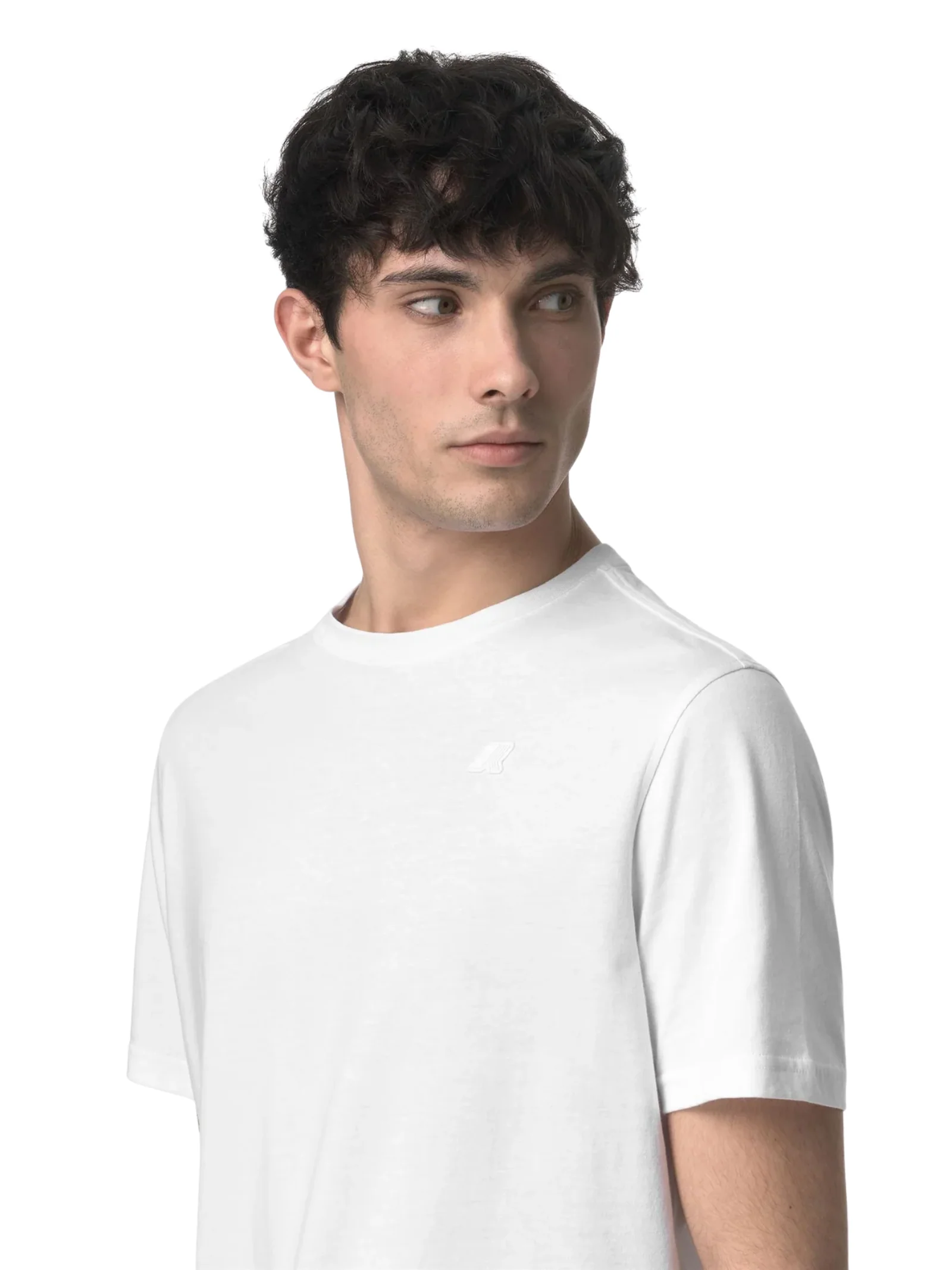 T-Shirt "Odom Jersey Slim" K-Way bianca - Image 3