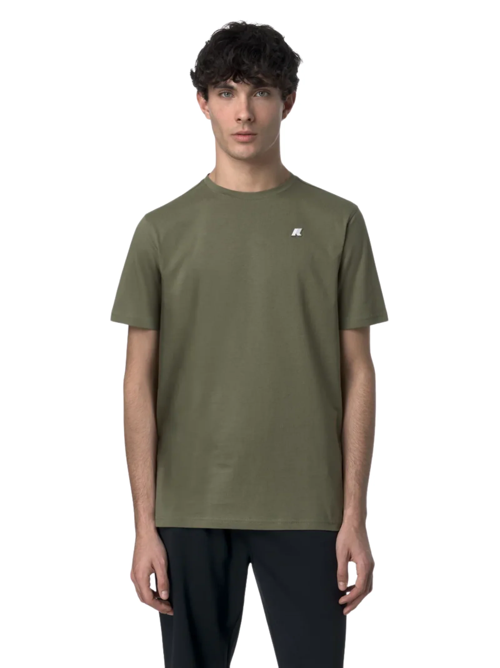 T-Shirt "Odom Jersey Slim" K-Way verde - Image 2