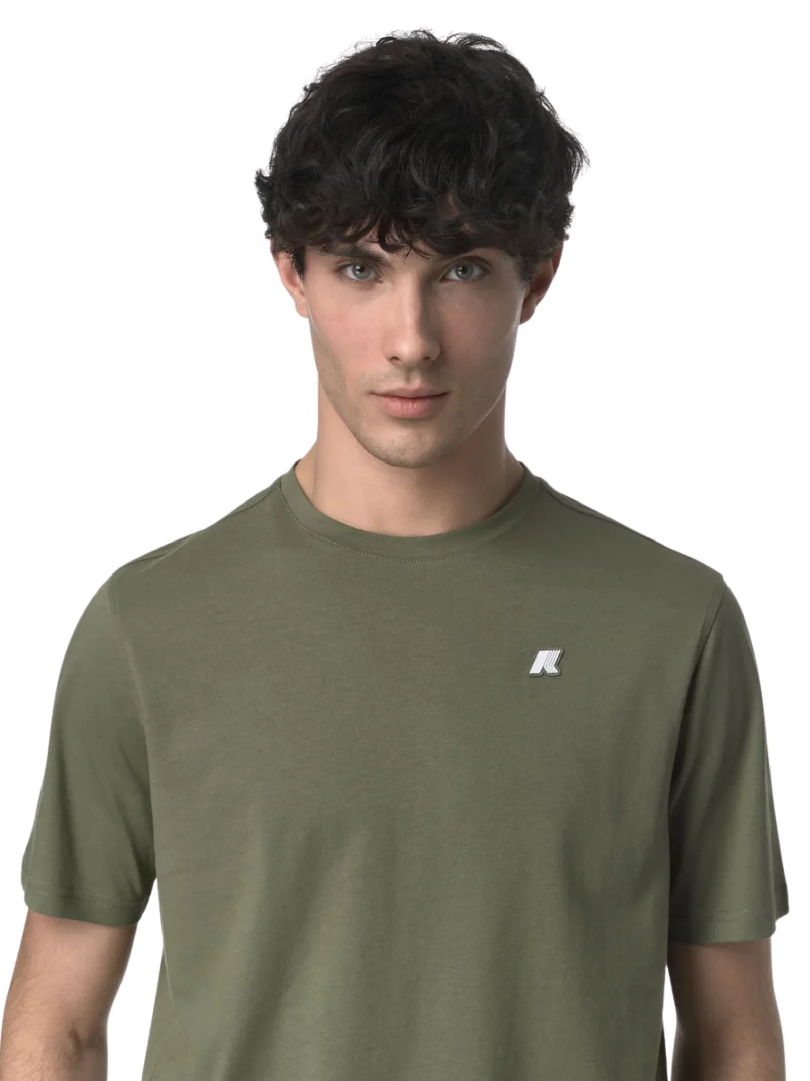 T-Shirt "Odom Jersey Slim" K-Way verde - Image 3