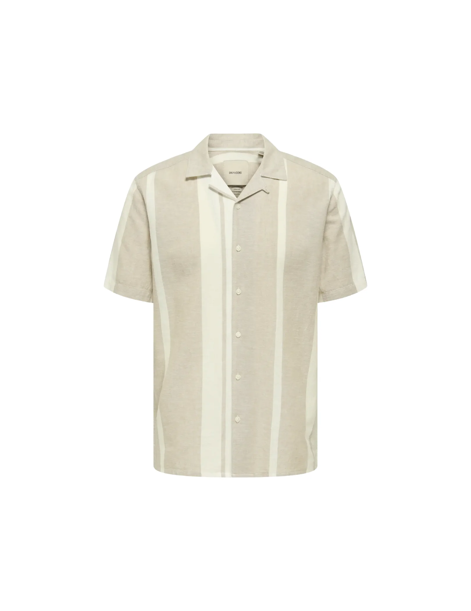T-Shirt Only & Sons a righe larghe beige