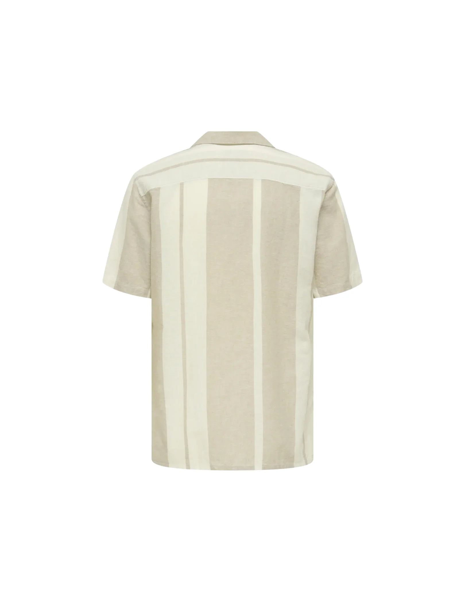 T-Shirt Only & Sons a righe larghe beige - Image 2