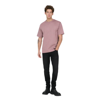 T-Shirt Only & Sons mauve light - Image 3