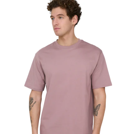 T-Shirt Only & Sons mauve light - Image 4