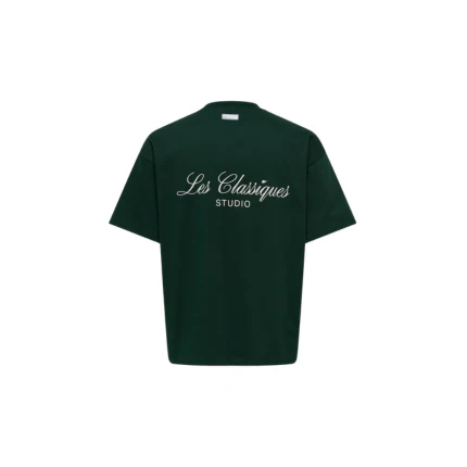 T-Shirt Only & Sons verde con stampa "Les Classiques" - Image 2