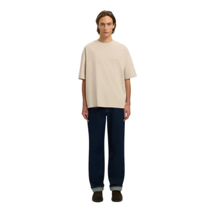 T-Shirt over Selected beige - Image 3