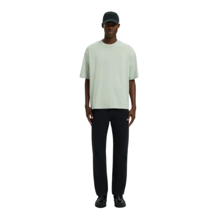T-Shirt over Selected verde acqua - Image 3
