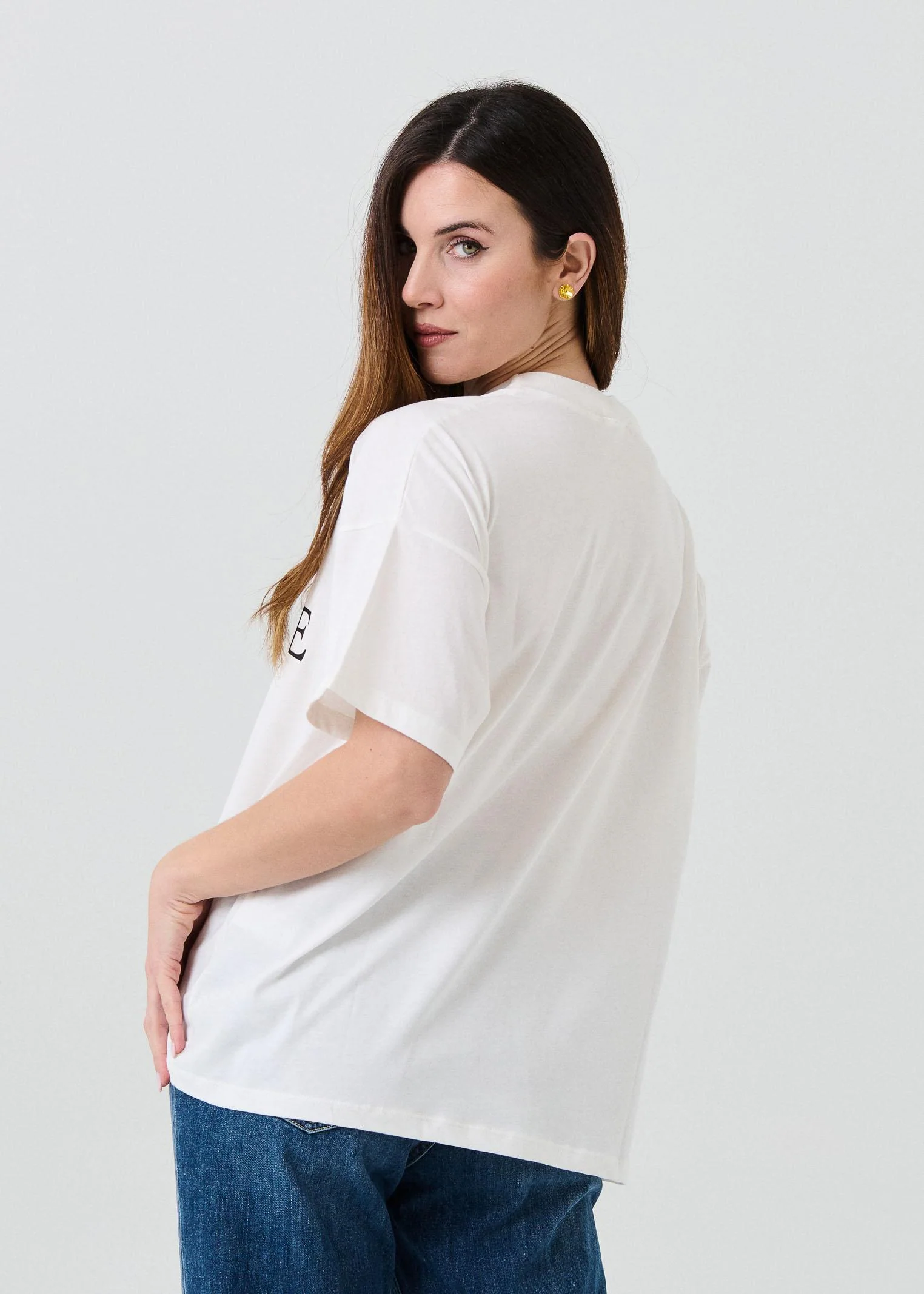 T-Shirt over Vicolo bianca "Dolce far niente" - Image 3