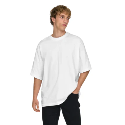 T-Shirt oversize Only & Sons bianca - Image 3