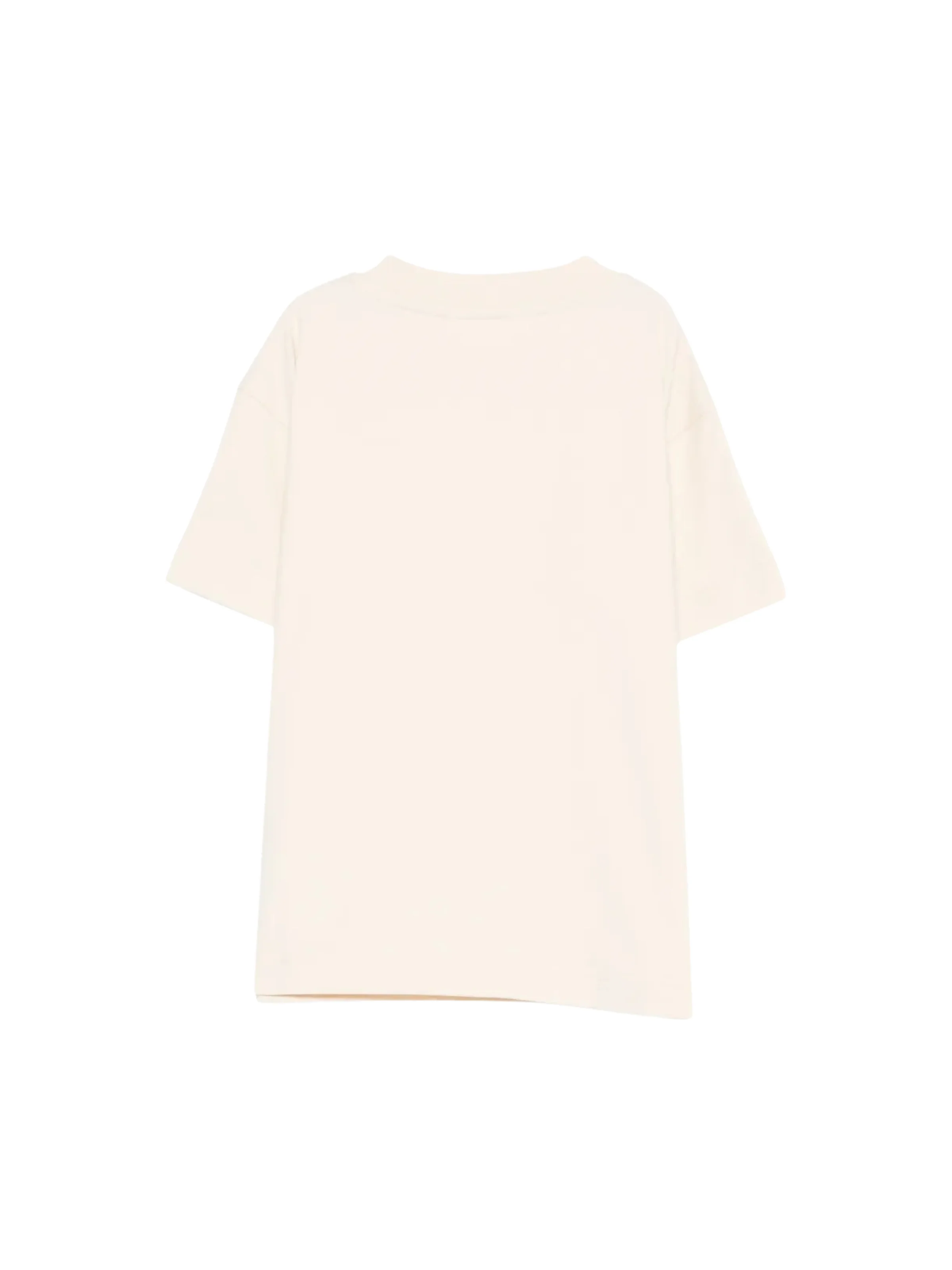 T-Shirt Palm Angels bianca con bande laterali e logo - Image 2