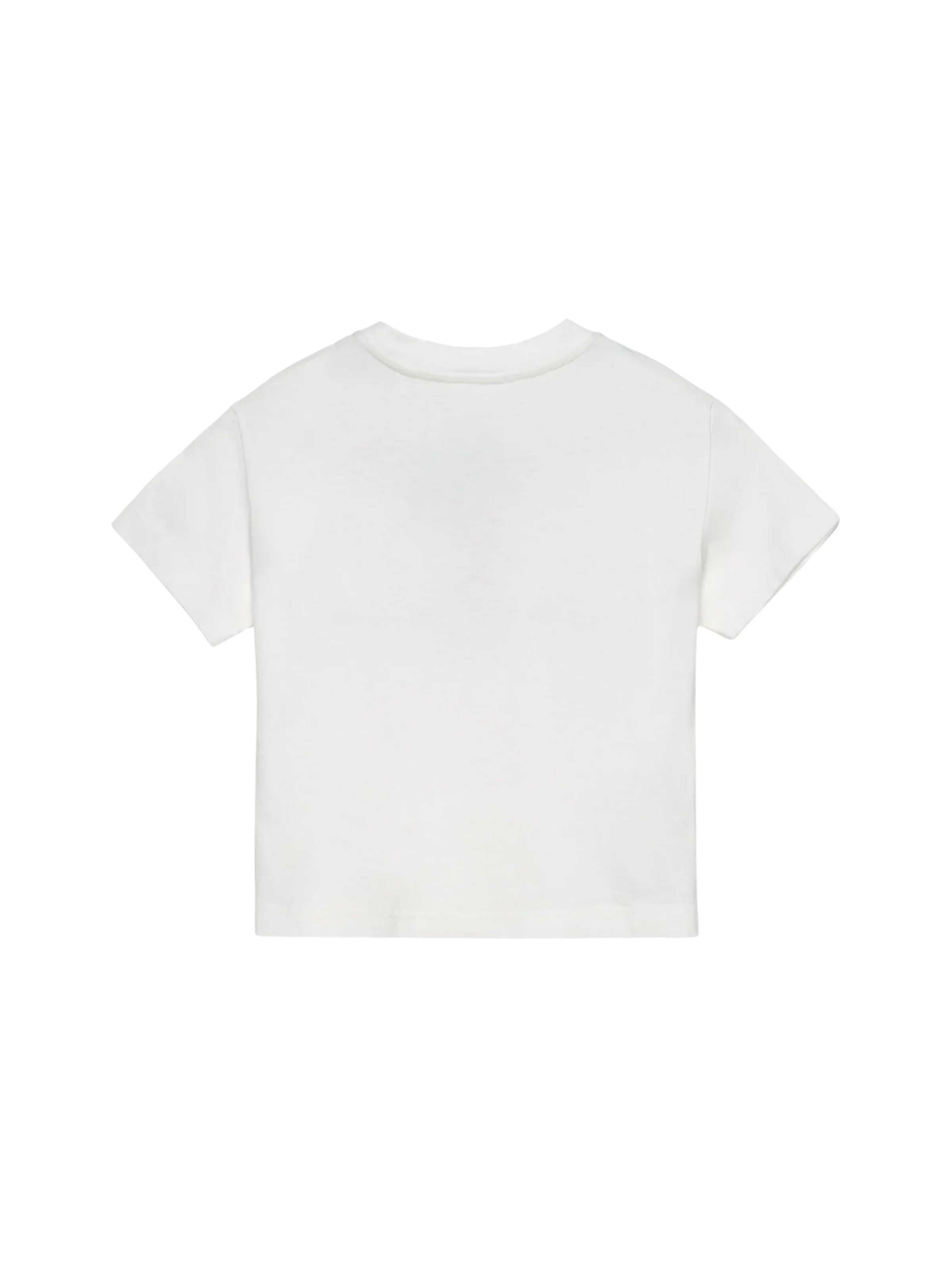 T-Shirt Palm Angels bianca con teddy e logo - Image 2