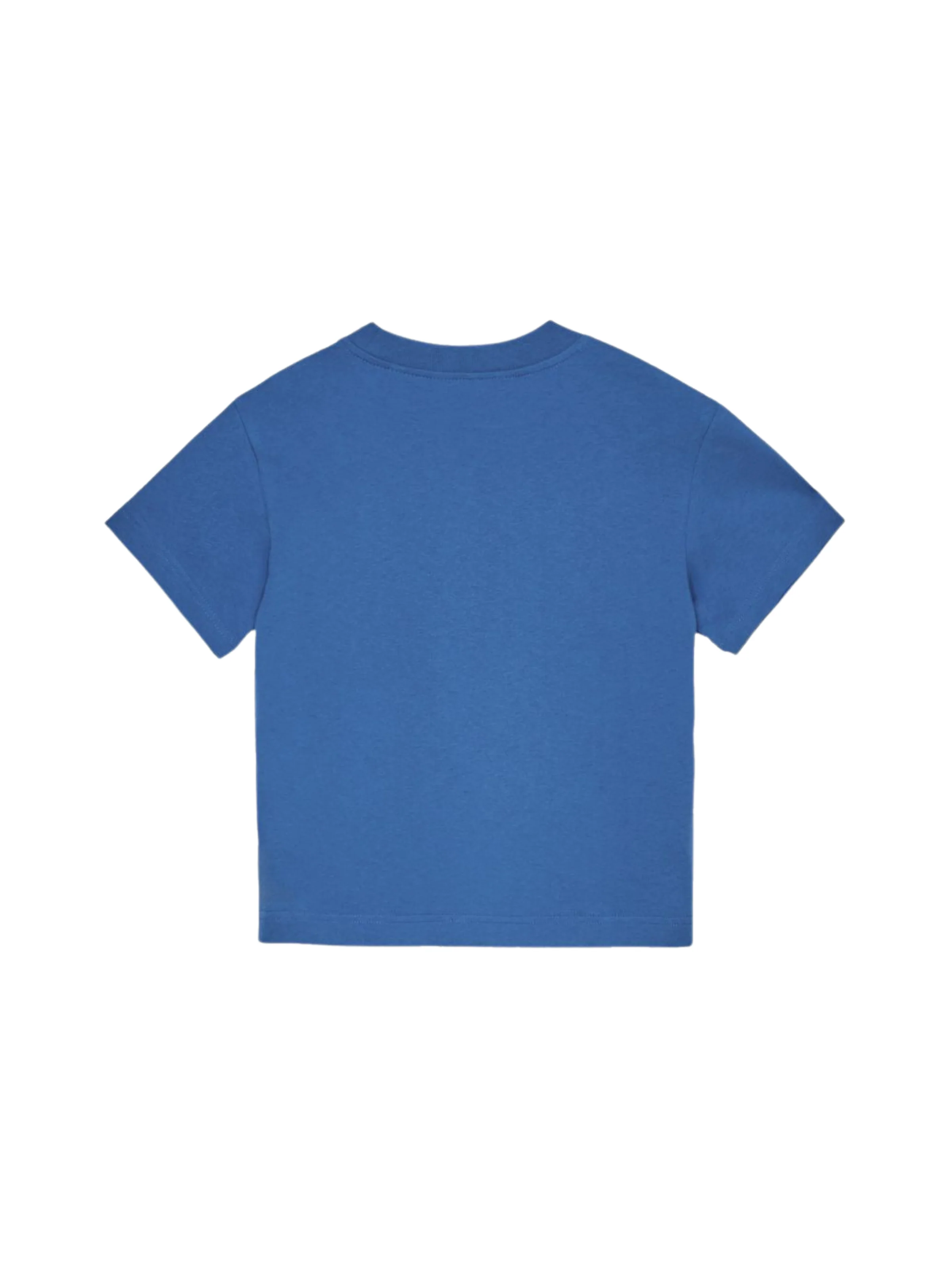 T-Shirt Palm Angels blu con logo sul petto - Image 2