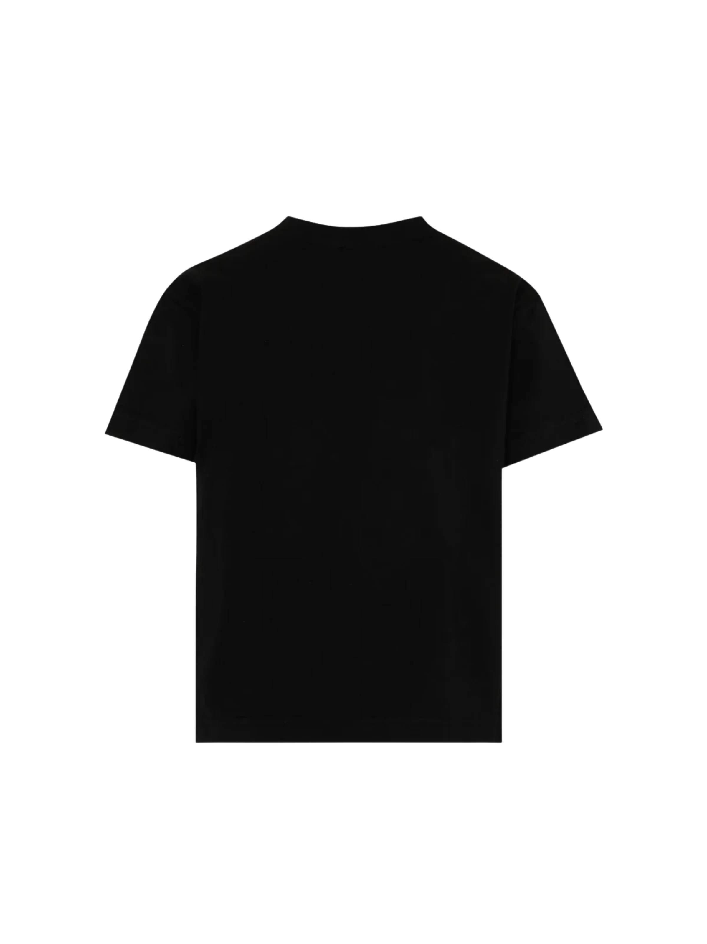 T-Shirt Palm Angels nera con bande laterali e logo - Image 2