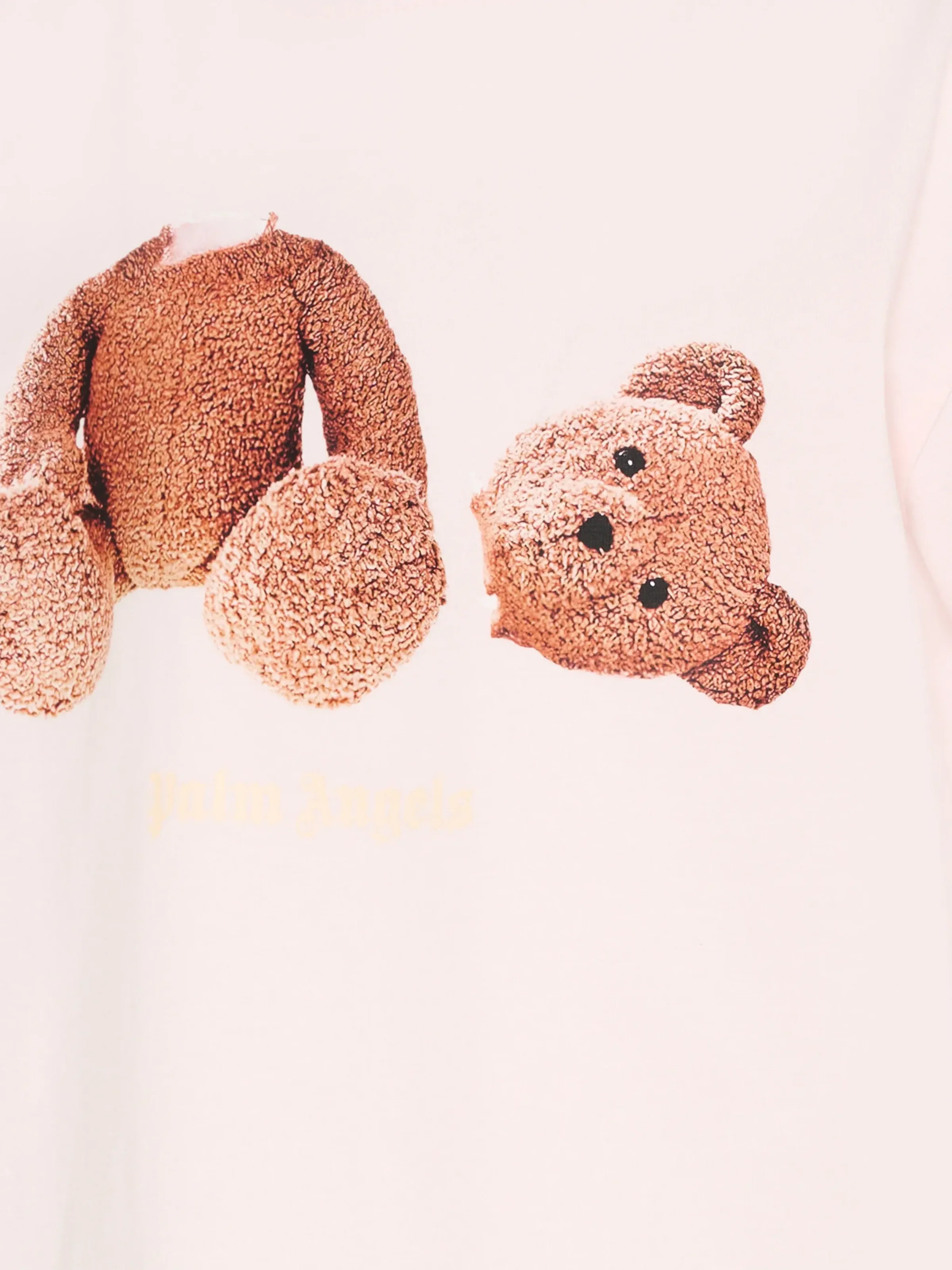 T-Shirt Palm Angels rosa con teddy - Image 3